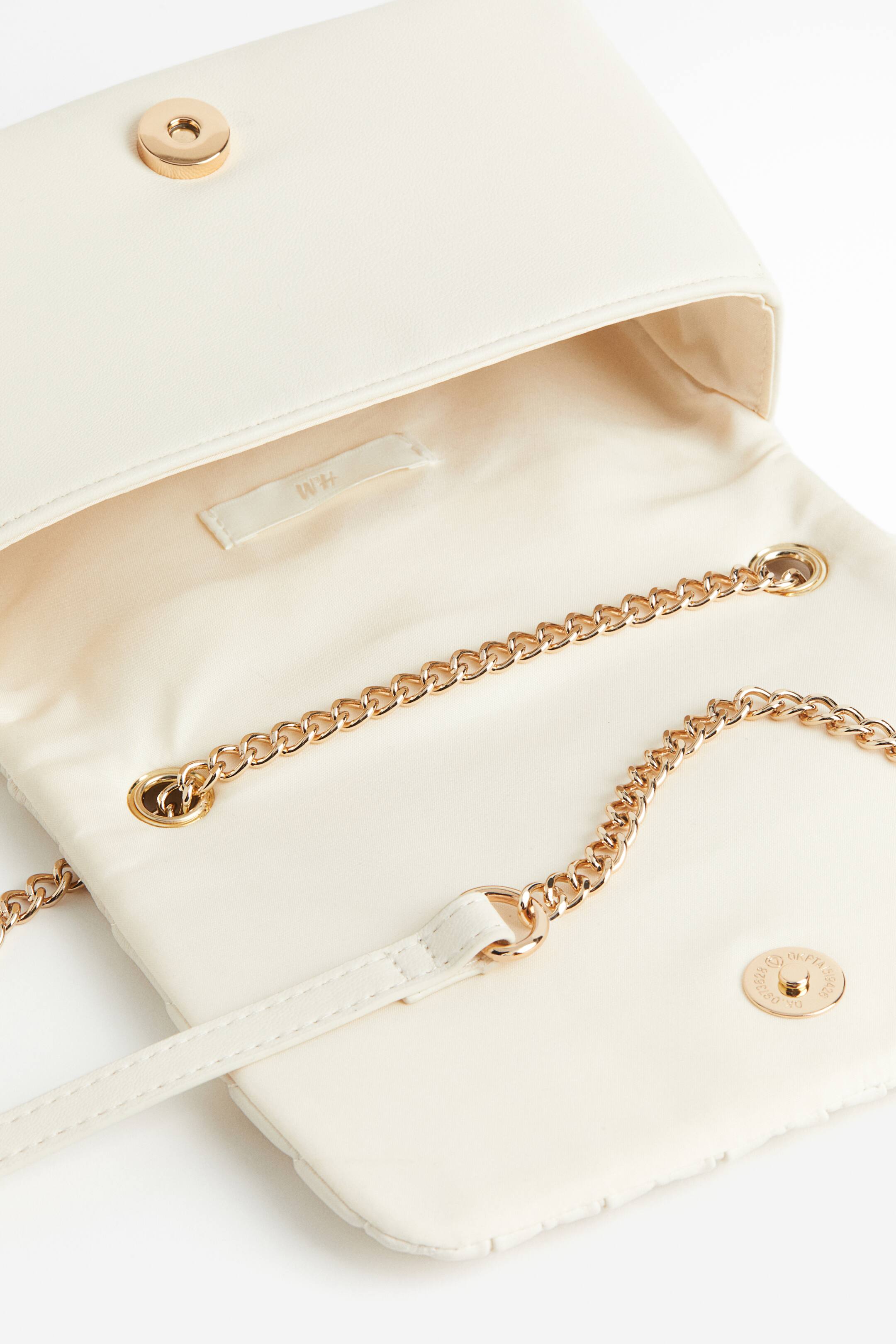 הצגת תמונה גדולה יותר: תיק צד קווילט - קרם - Ladies | H&M IL 3