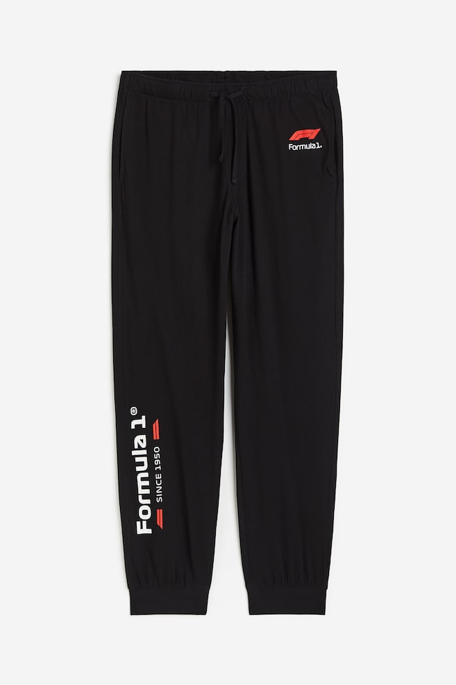 Regular Fit Pyjama bottoms - Black/Formula 1 - 1