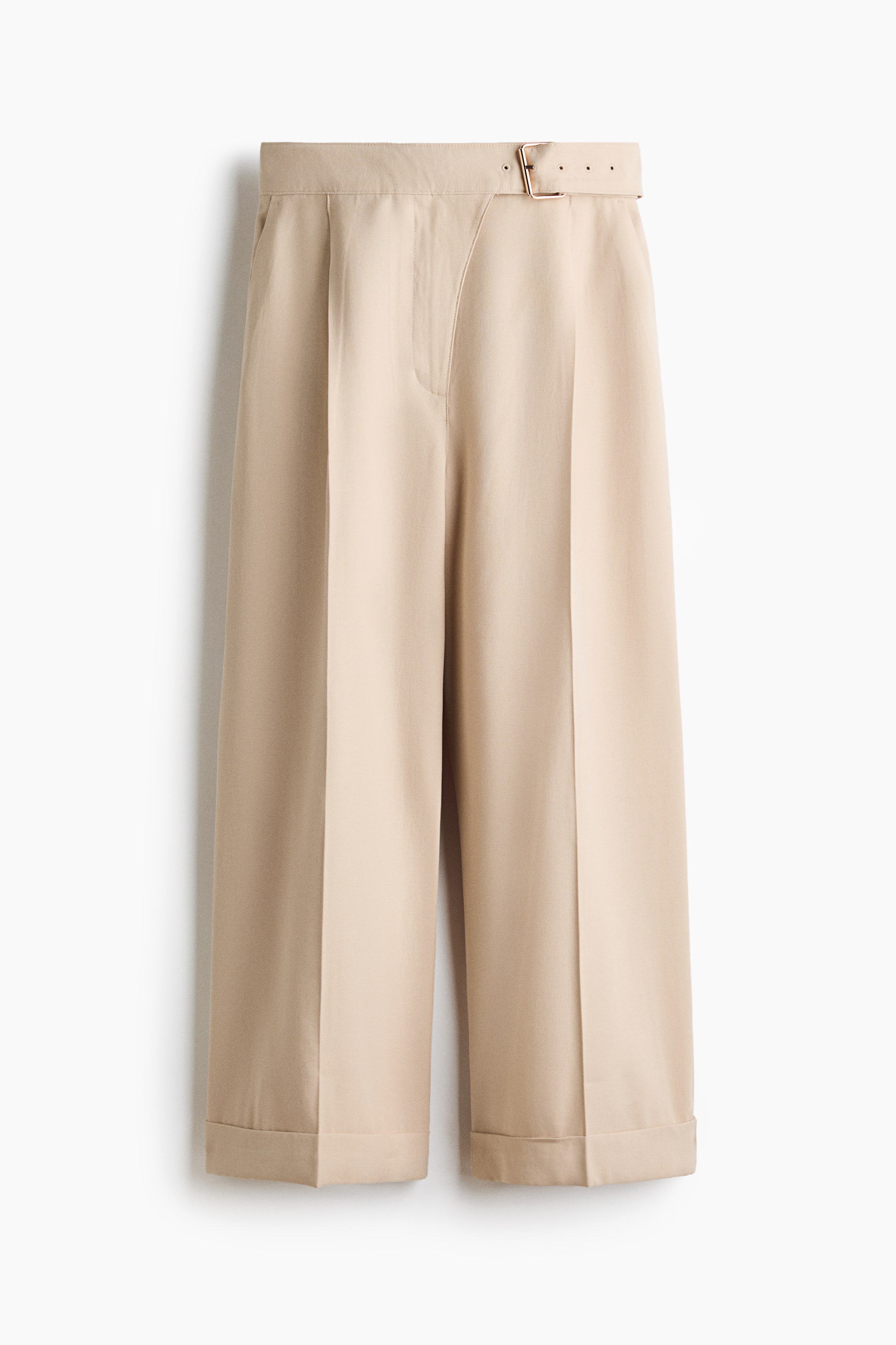 Pantalon droit avec ceinture