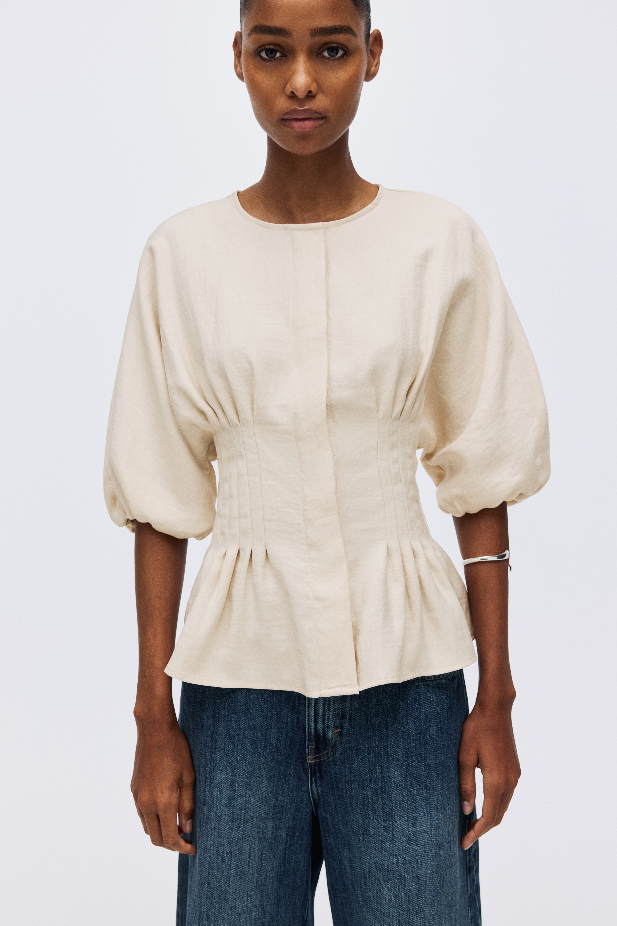 Waisted blouse