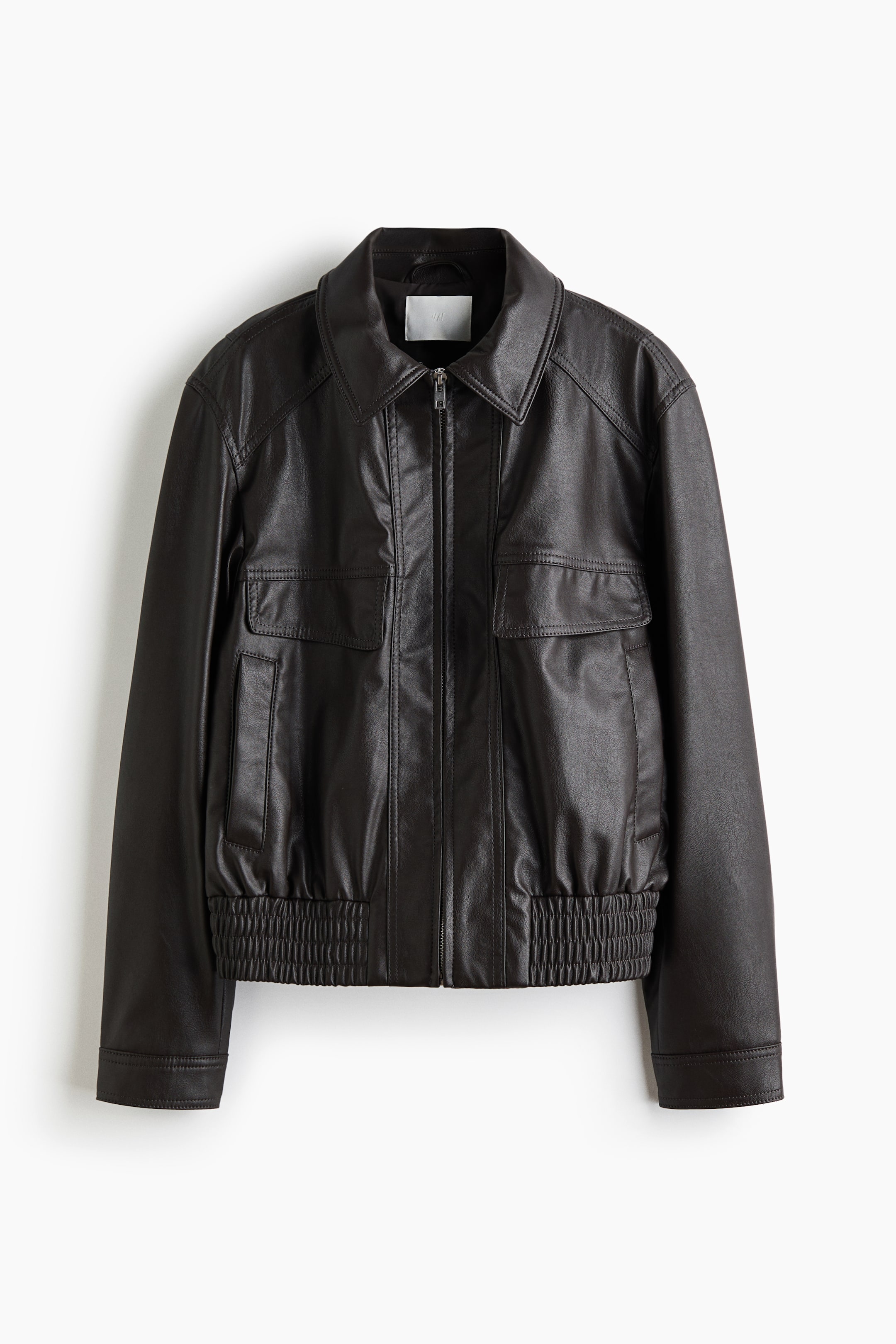 Женские куртки H&M Oversized Coated Jacket