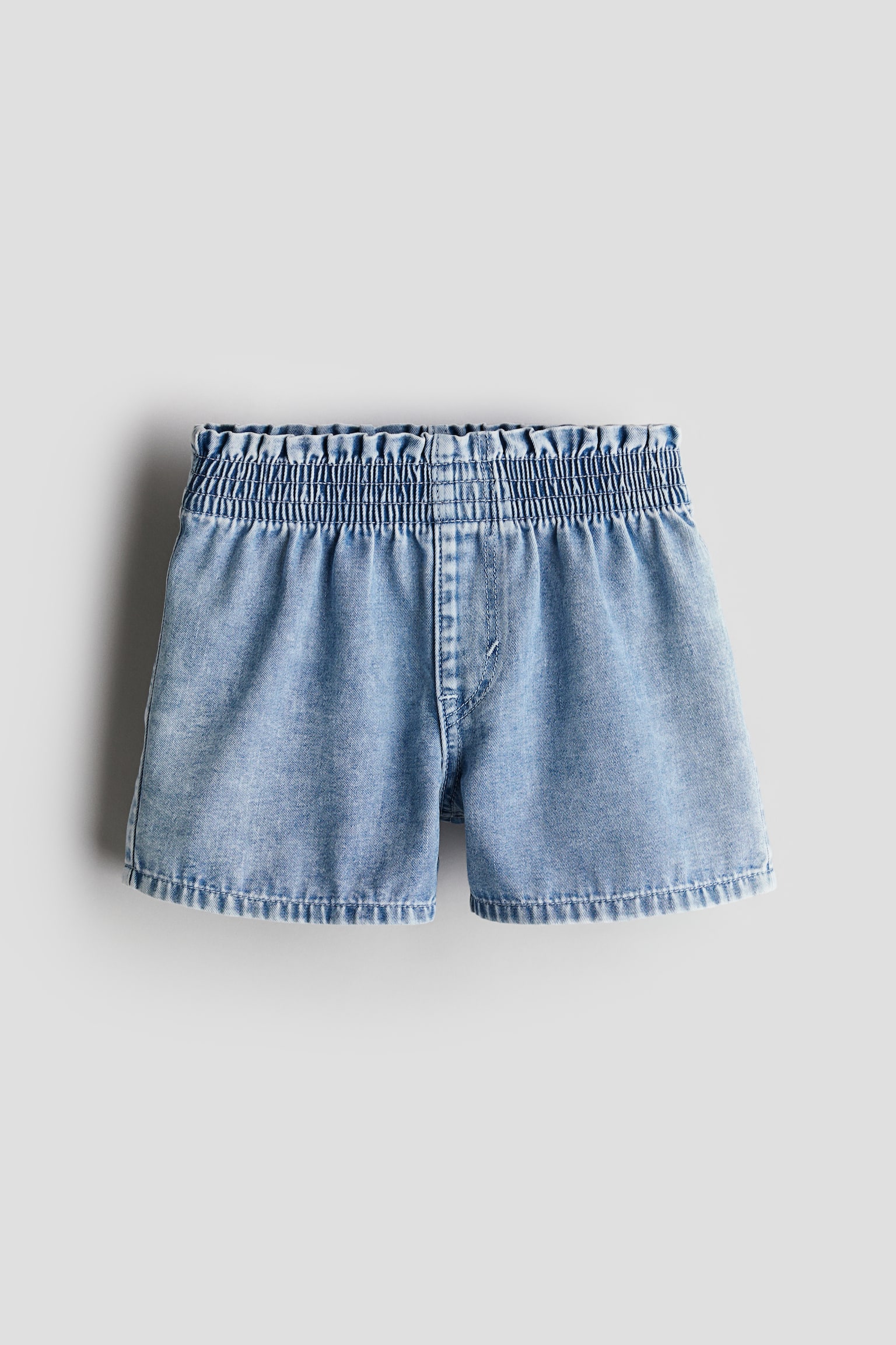 Loose Fit Denim Shorts - Denim blue/Dark denim blue/Light denim blue/Washed purple/Black/Black/Denim blue - 1