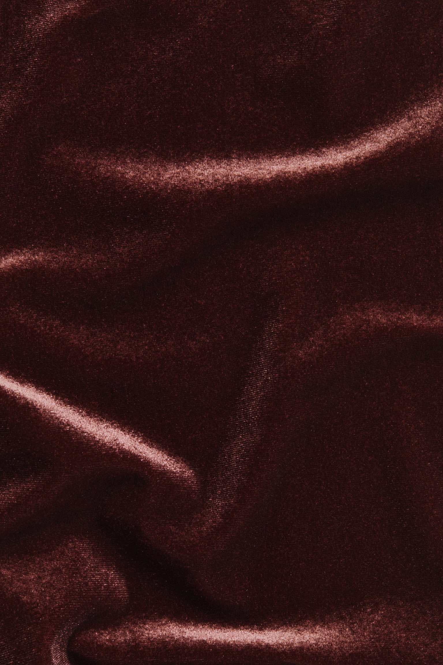 Sametové kalhoty - Tmavě hnědá - 4