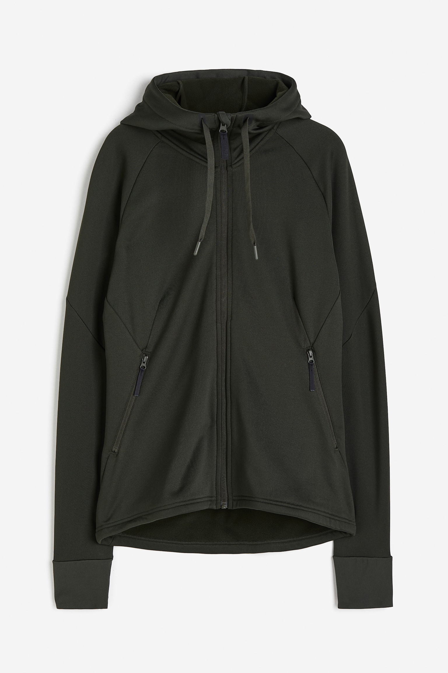 Hooded outdoor jacket - Dark green - 1