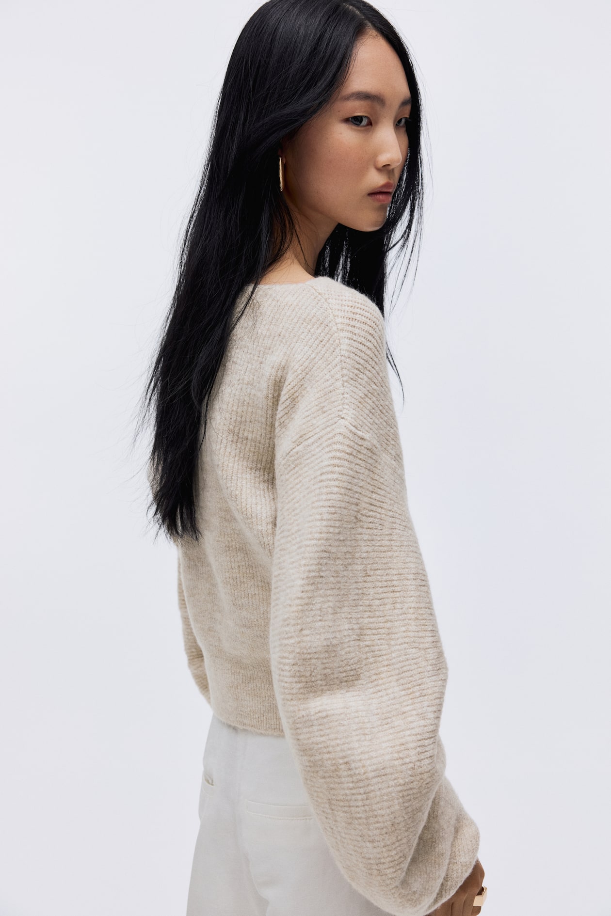 Oversized Boat-Neck Sweater - image 3