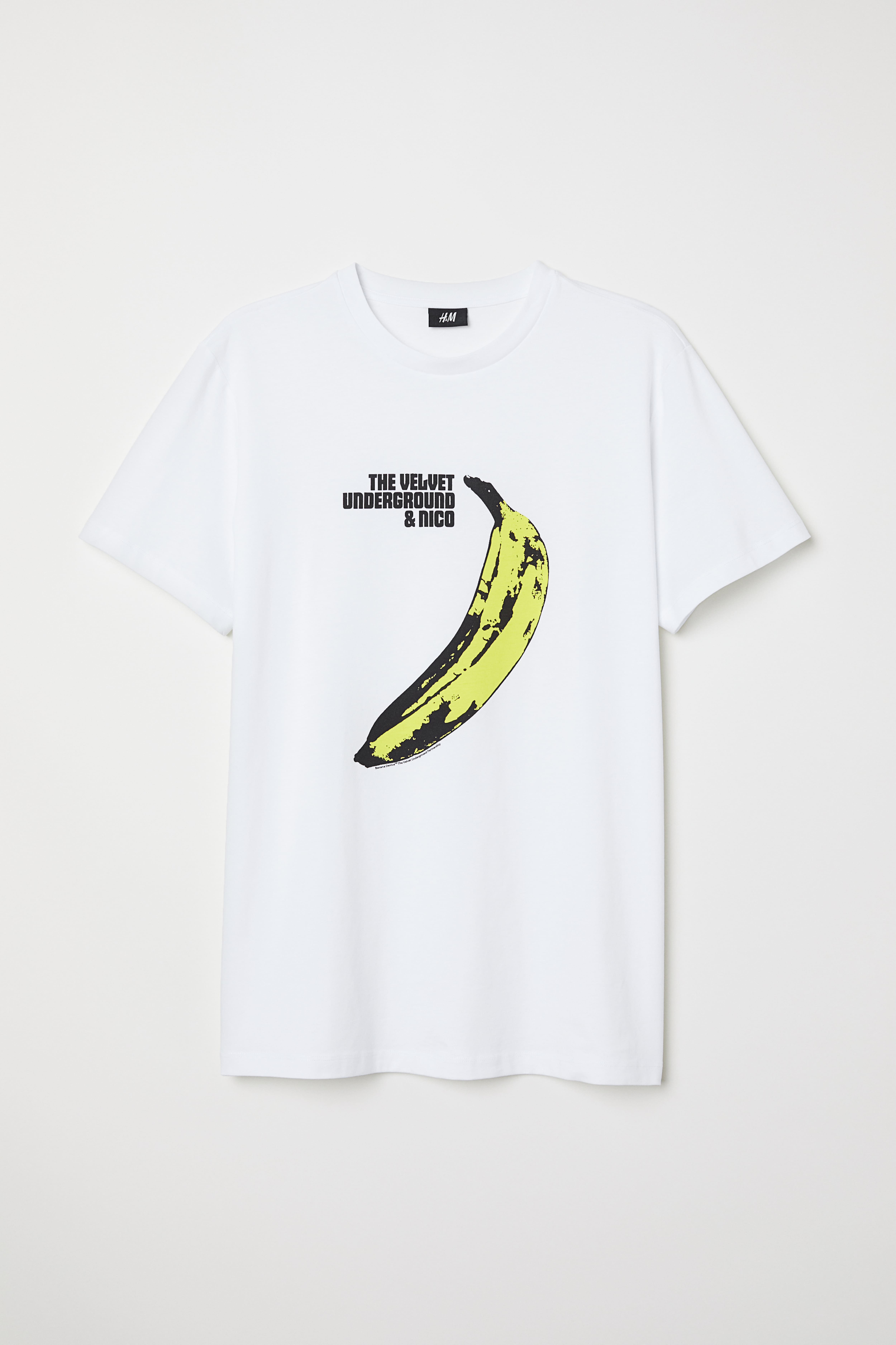 T shirt with Motif White The Velvet Underground Men H M CA