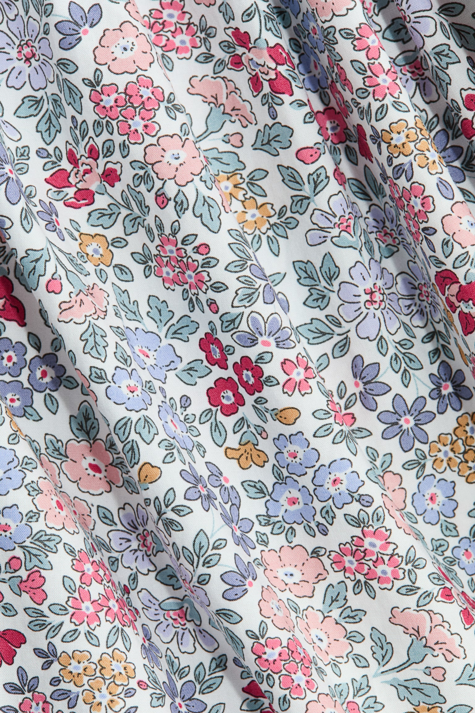 Conjunto 2 piezas con vestido y shorts abombados - Azul claro/Floreado - 3