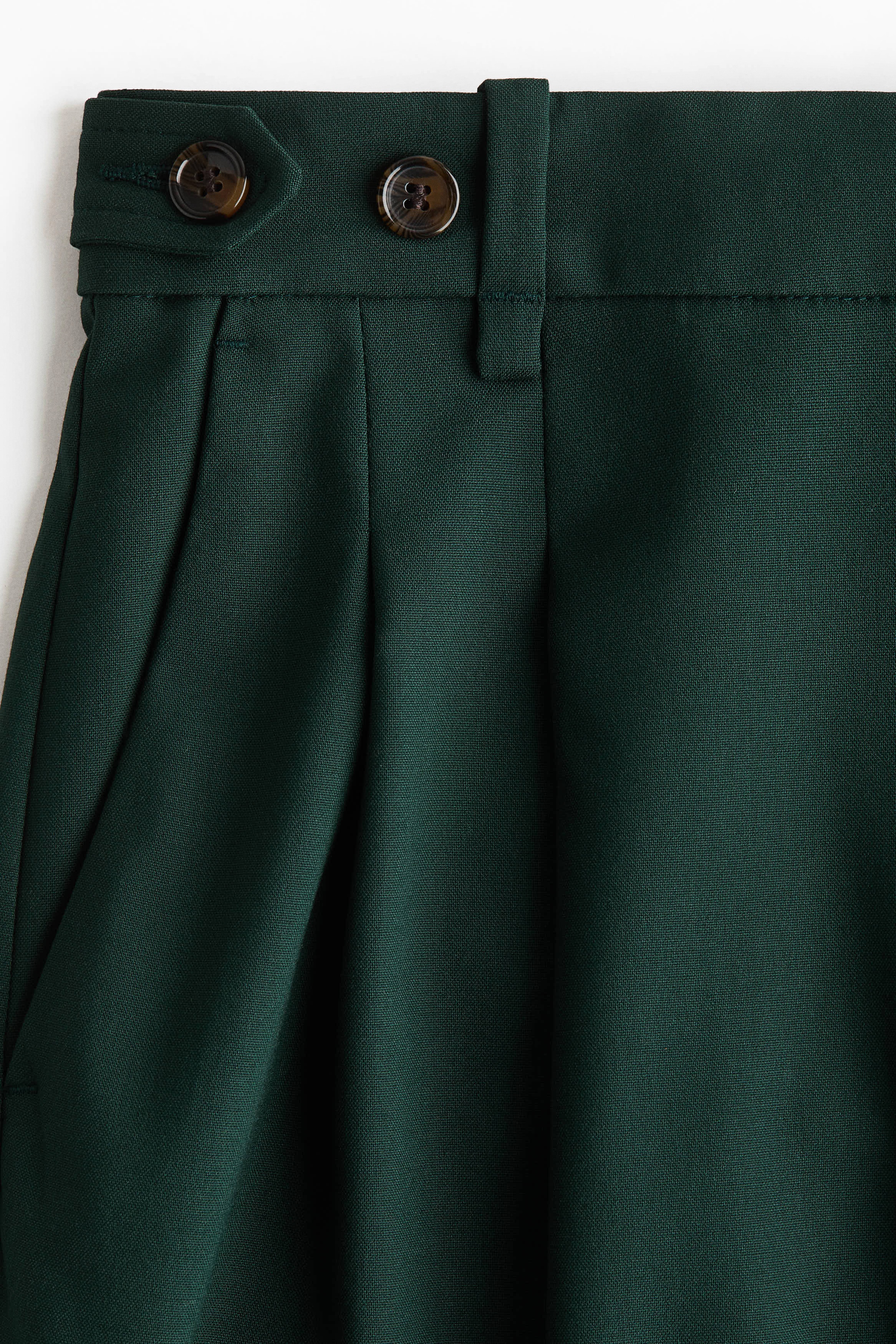 Wide tailored trousers