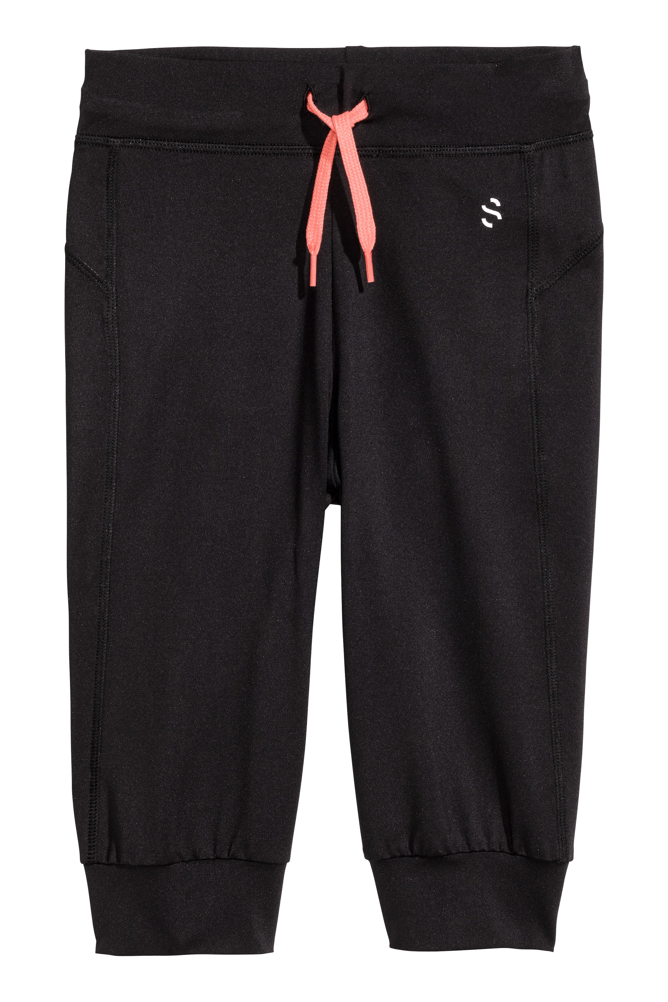 Büyük resmi görüntüle: 3/4 Boy Spor Pantolonu - Siyah - ÇOCUK | H&M TR 1