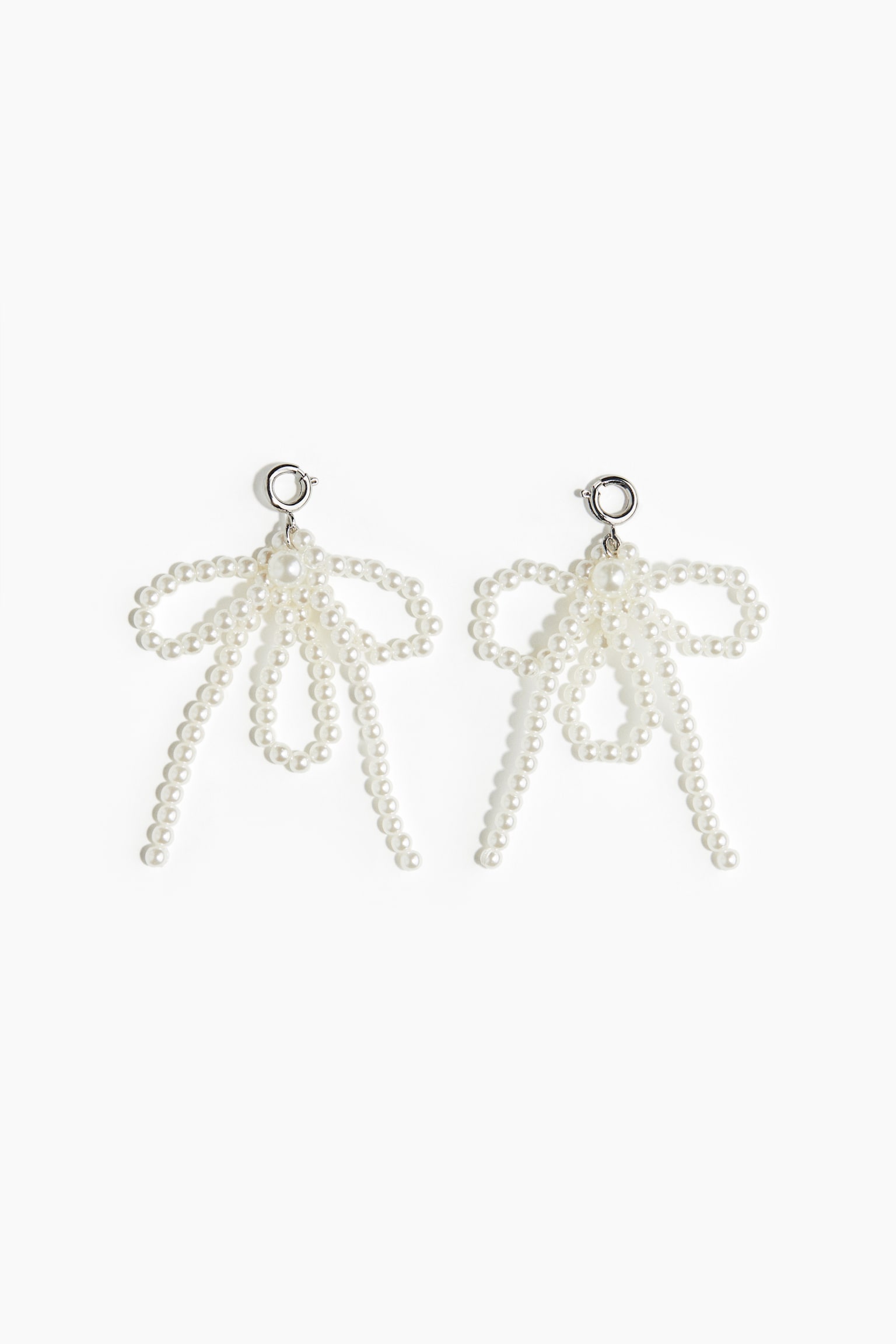 Женские брелоки H&M Beaded Shoe Charms, цвет: Белый — фото 1
