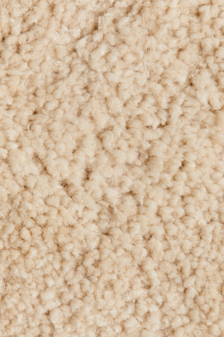 Natural Inset Rug Light Light beige Asymmetric Rug at H&M Home | H&M US