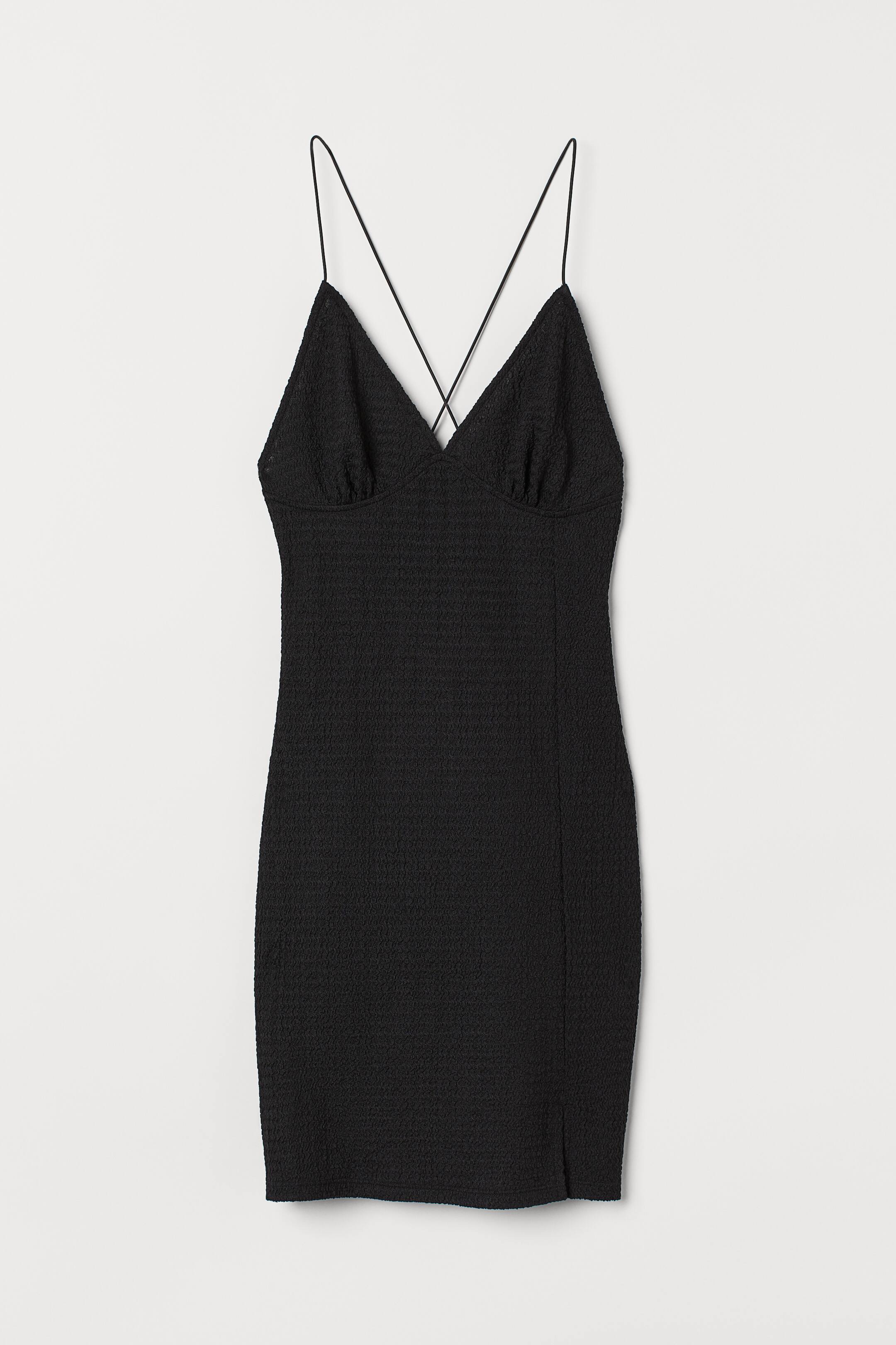 Xem ảnh lớn hơn: Váy bodycon - Màu đen - Ladies | H&M VN 1