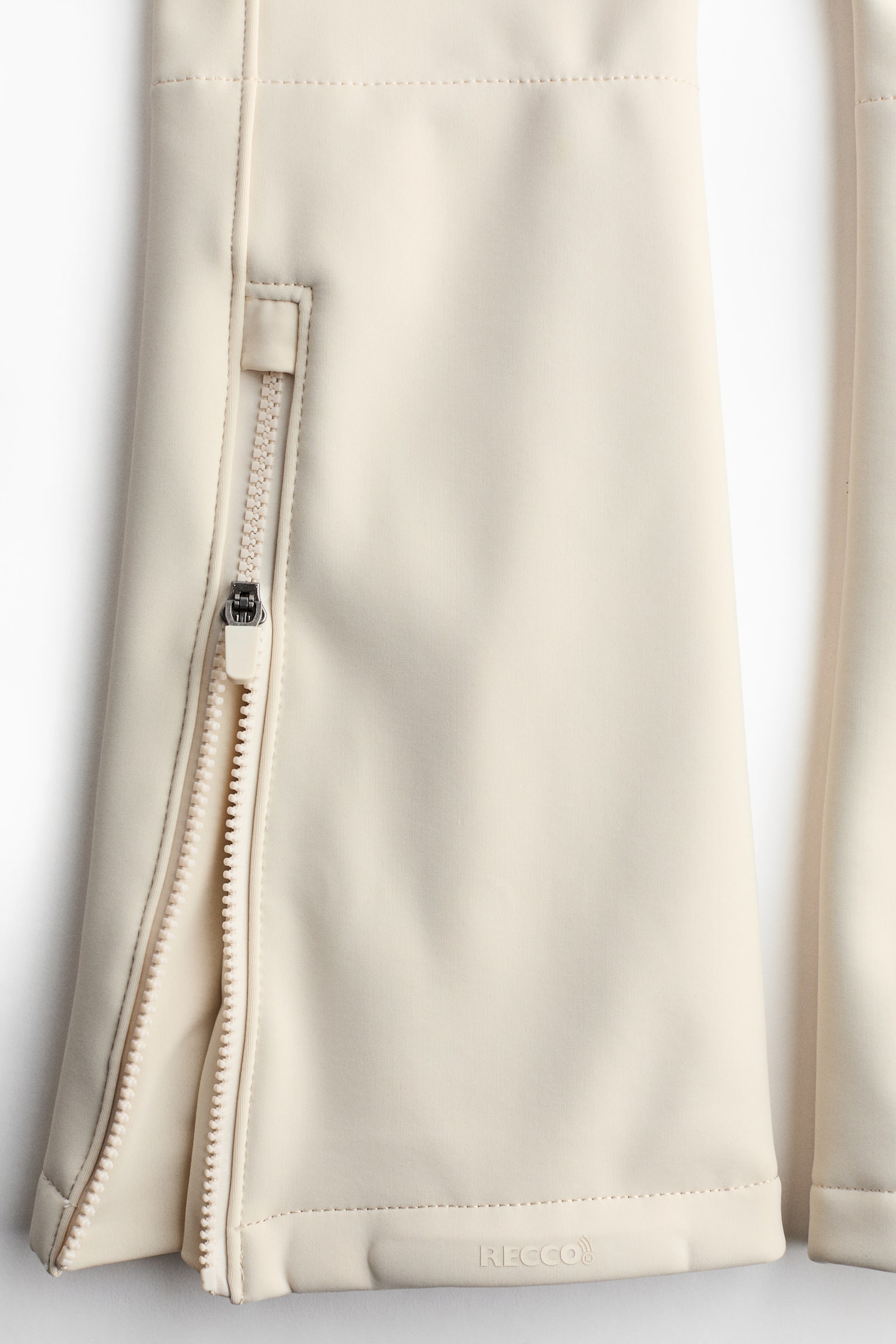 Water-repellent ski trousers - Cream/Black - 8