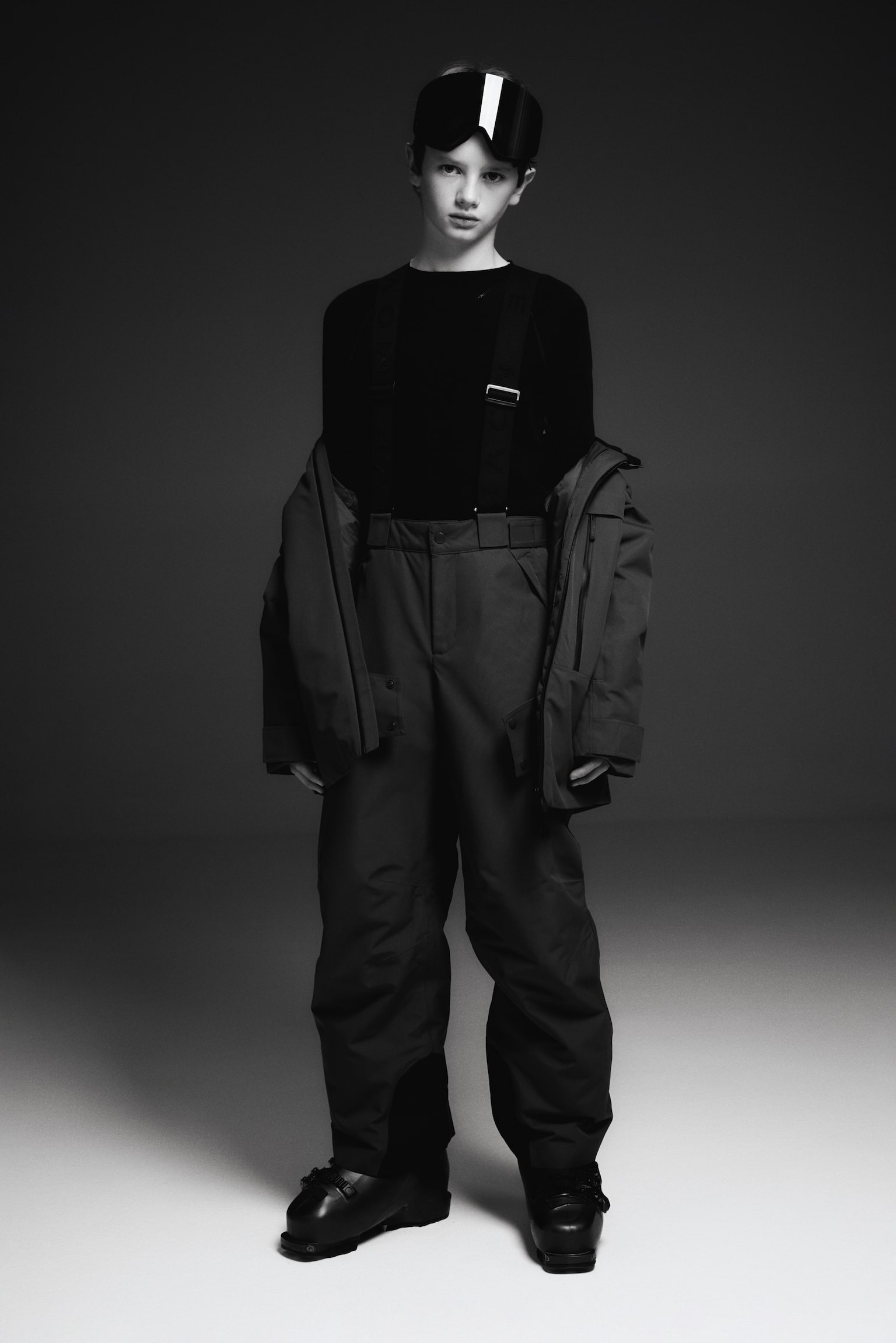 Детская куртка H&M Move Padded Ski with StormMove™, цвет: Розовато-лиловый серый — фото 4