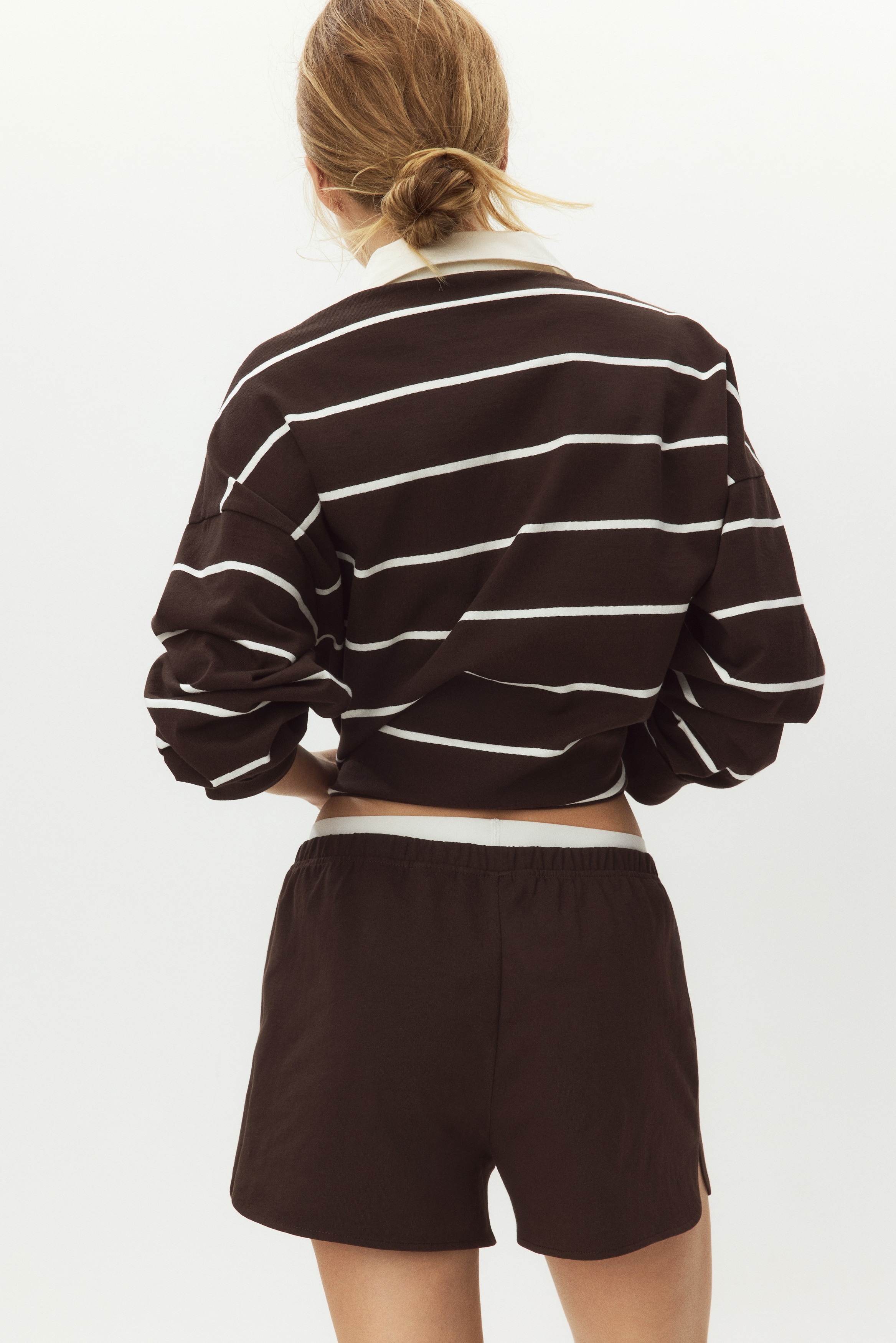 Cotton jersey shorts