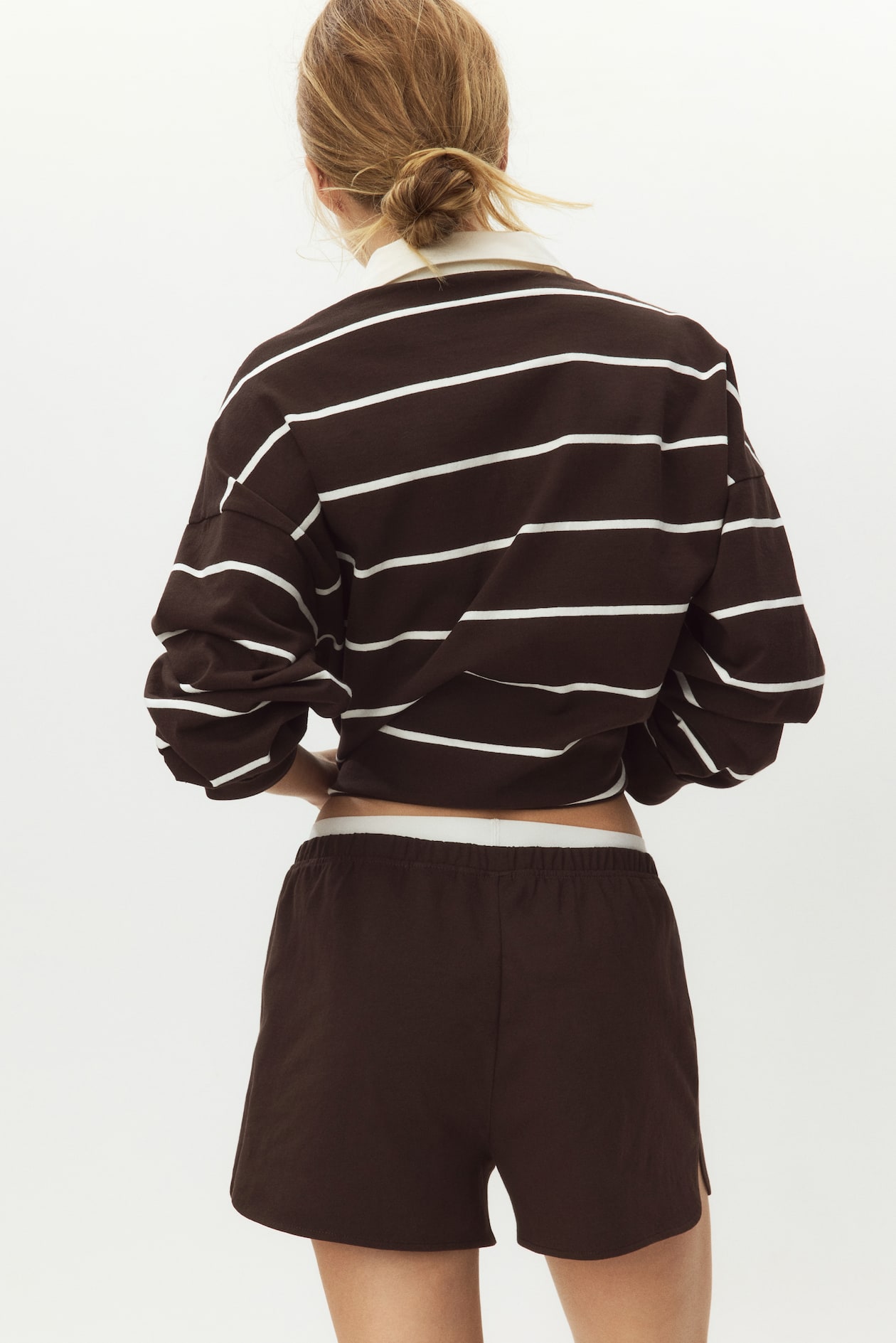 Cotton jersey shorts - image 3