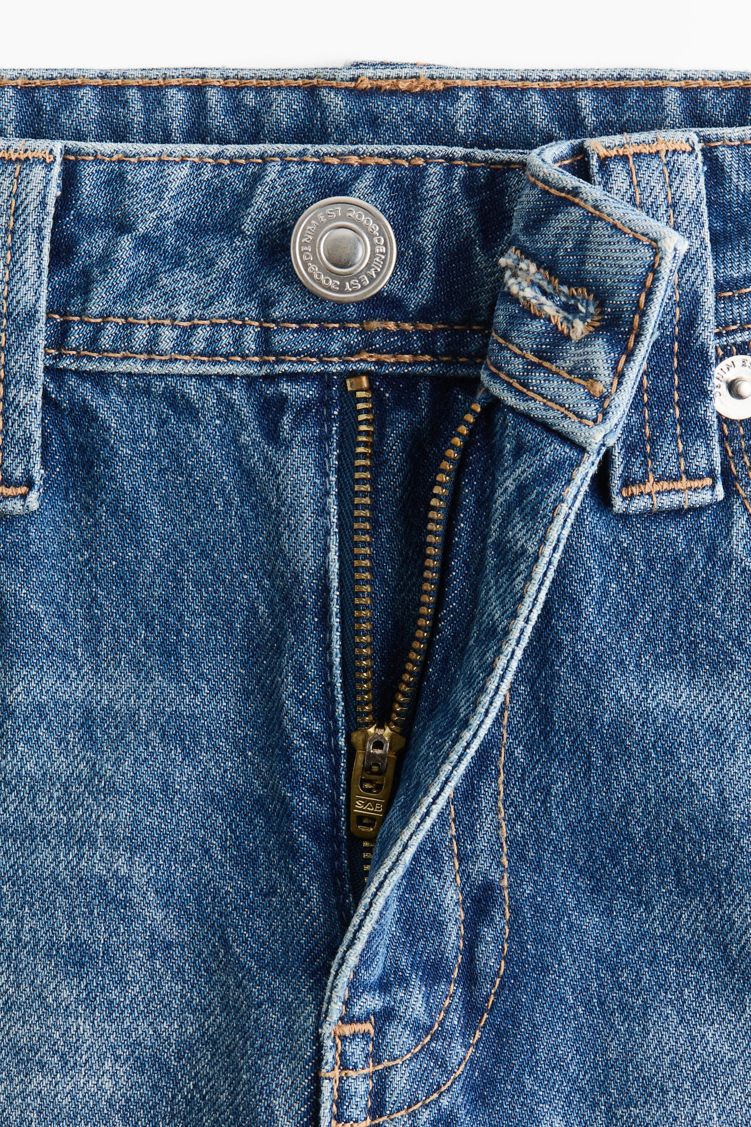 Женские шорты H&M Frayed Denim, цвет: Джинсовый синий — фото 7