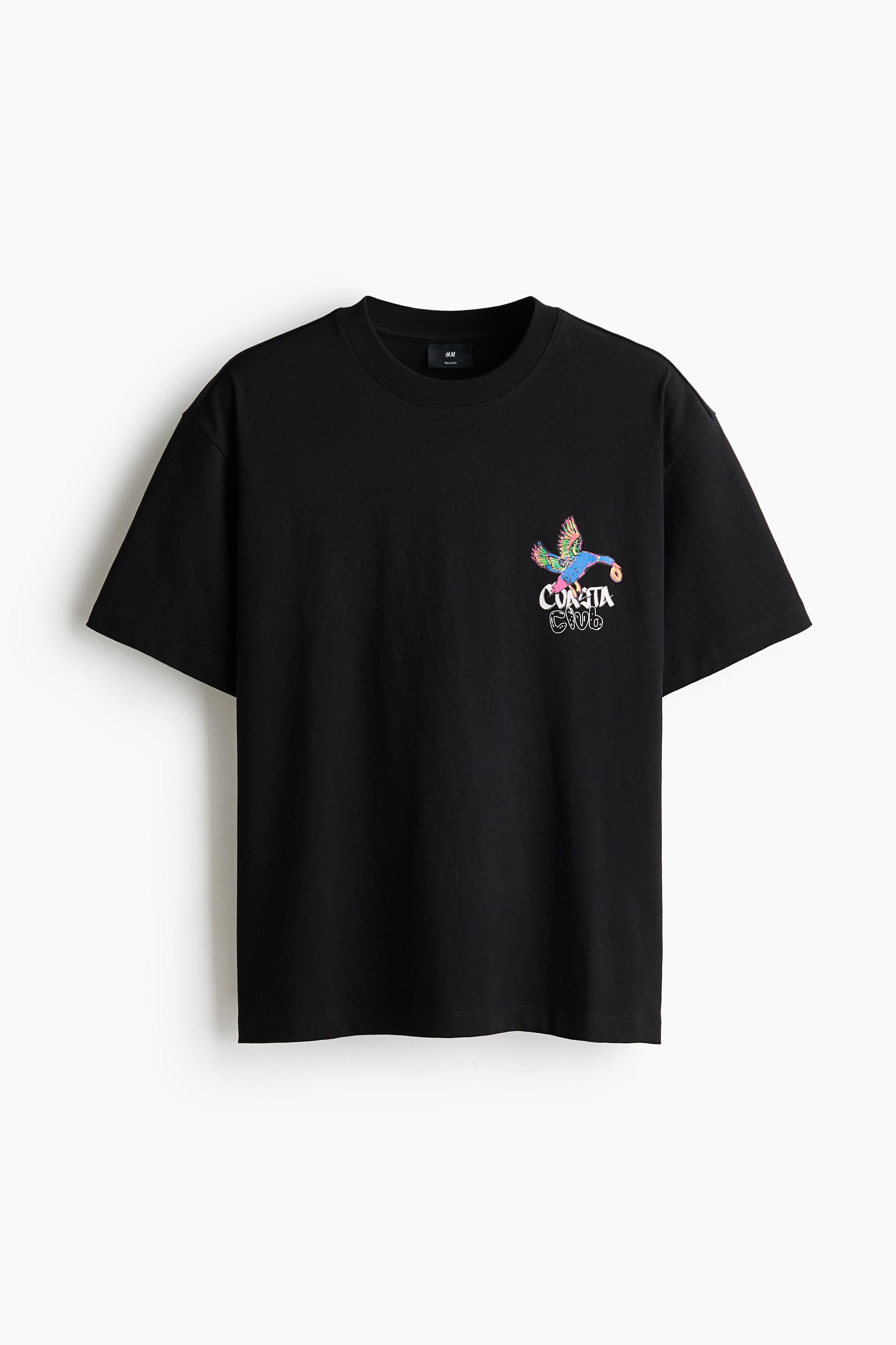 Relaxed Fit Printed cotton T-shirt - Black/Bird/Black/A Weekend Life/Brown/A Weekend Life