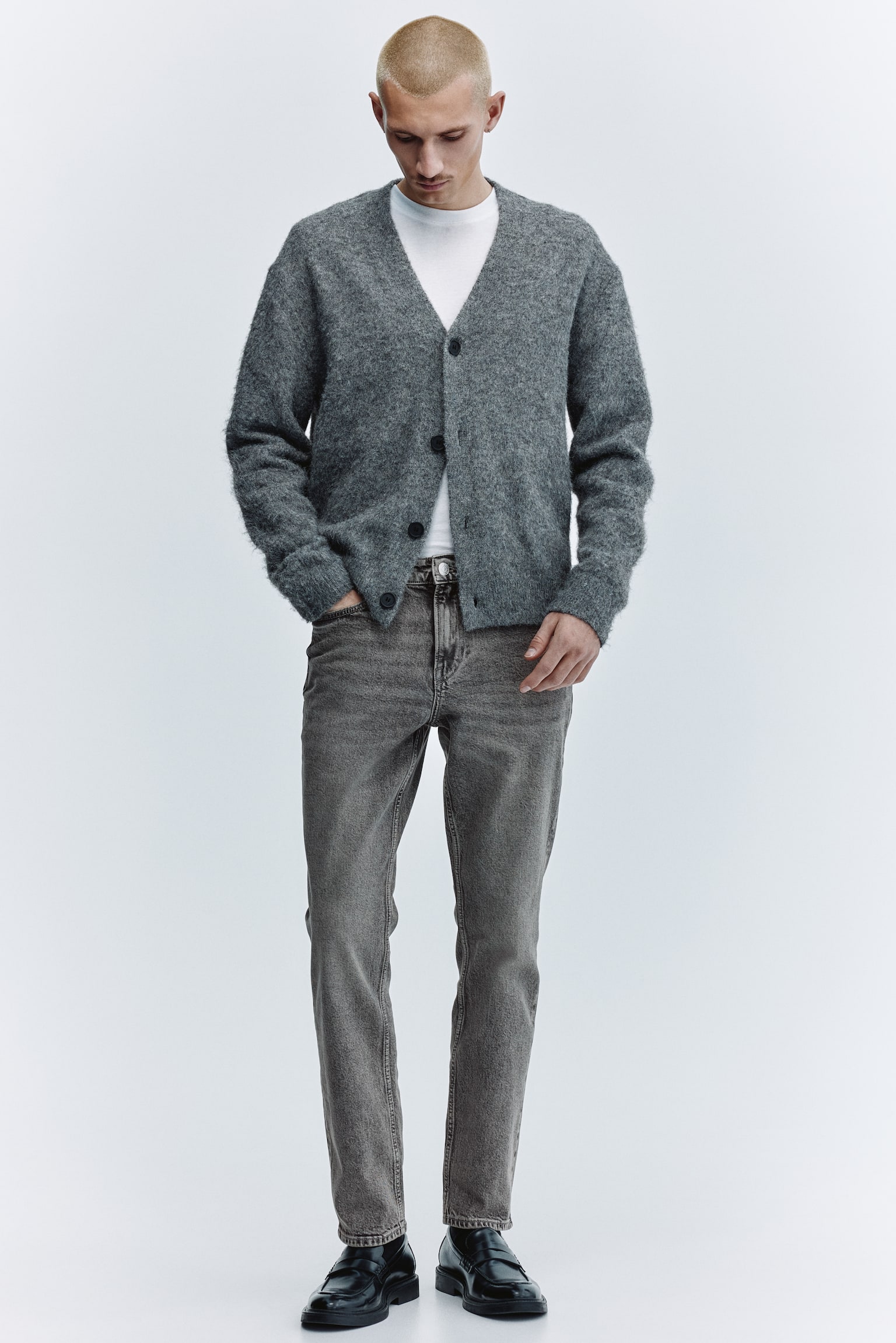 Slim jeans - אפור/שחור/כחול כהה/כחול ביניים - 1