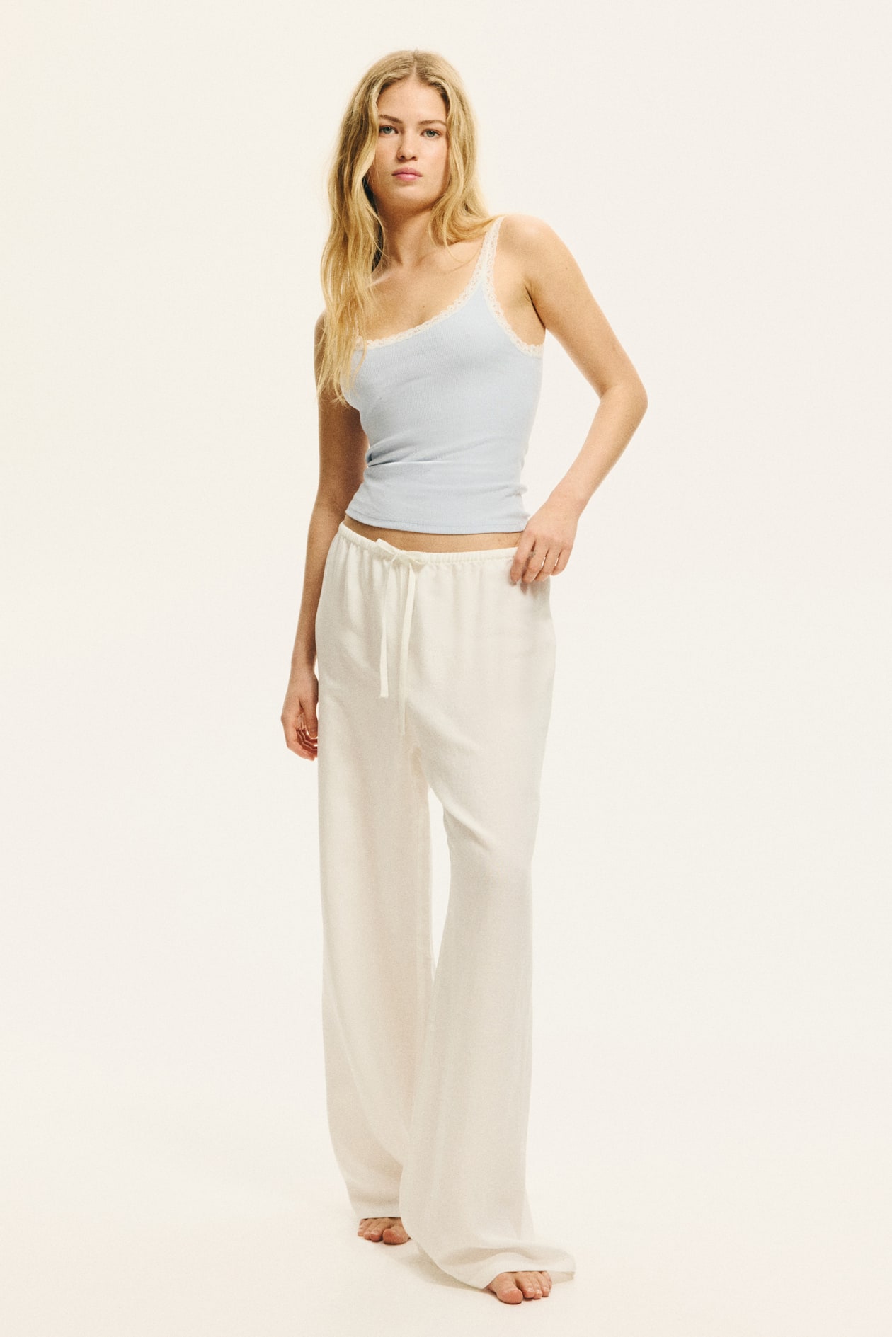 Lace-Trimmed Tank Top - image 3