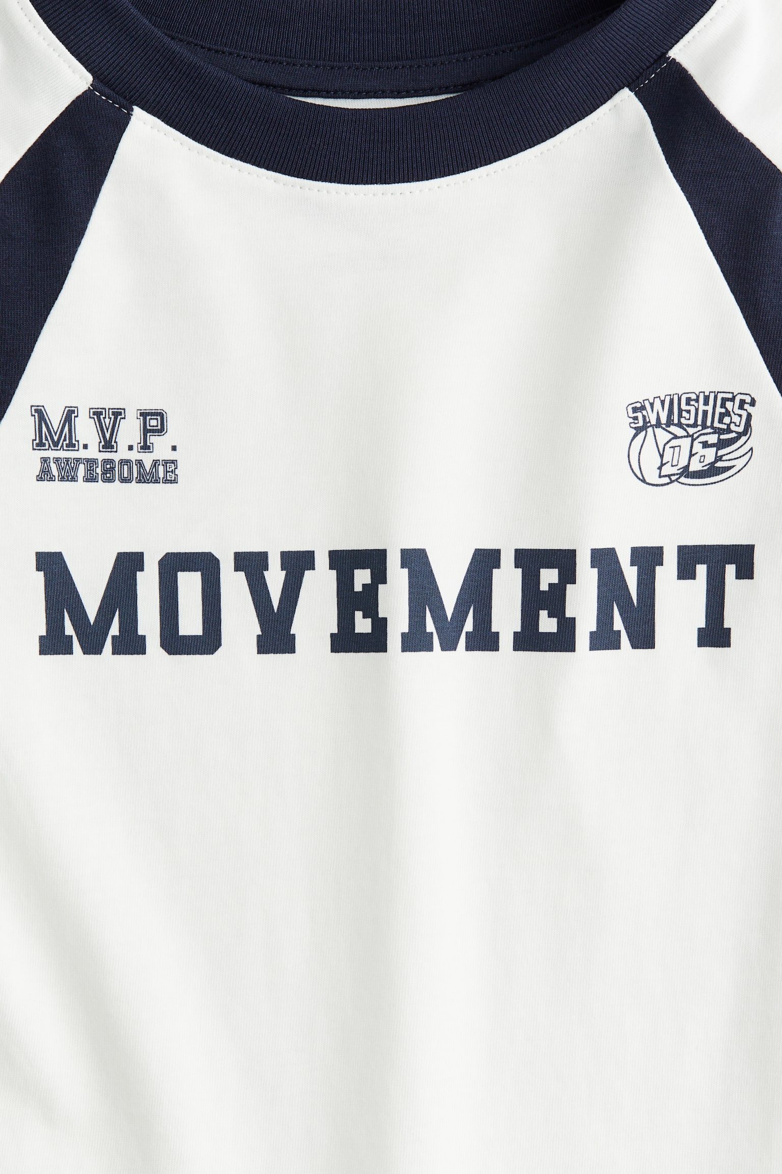 圖案長袖T恤 - 白色/Movement/淺藍色/Movement/海軍藍/Movement - 4