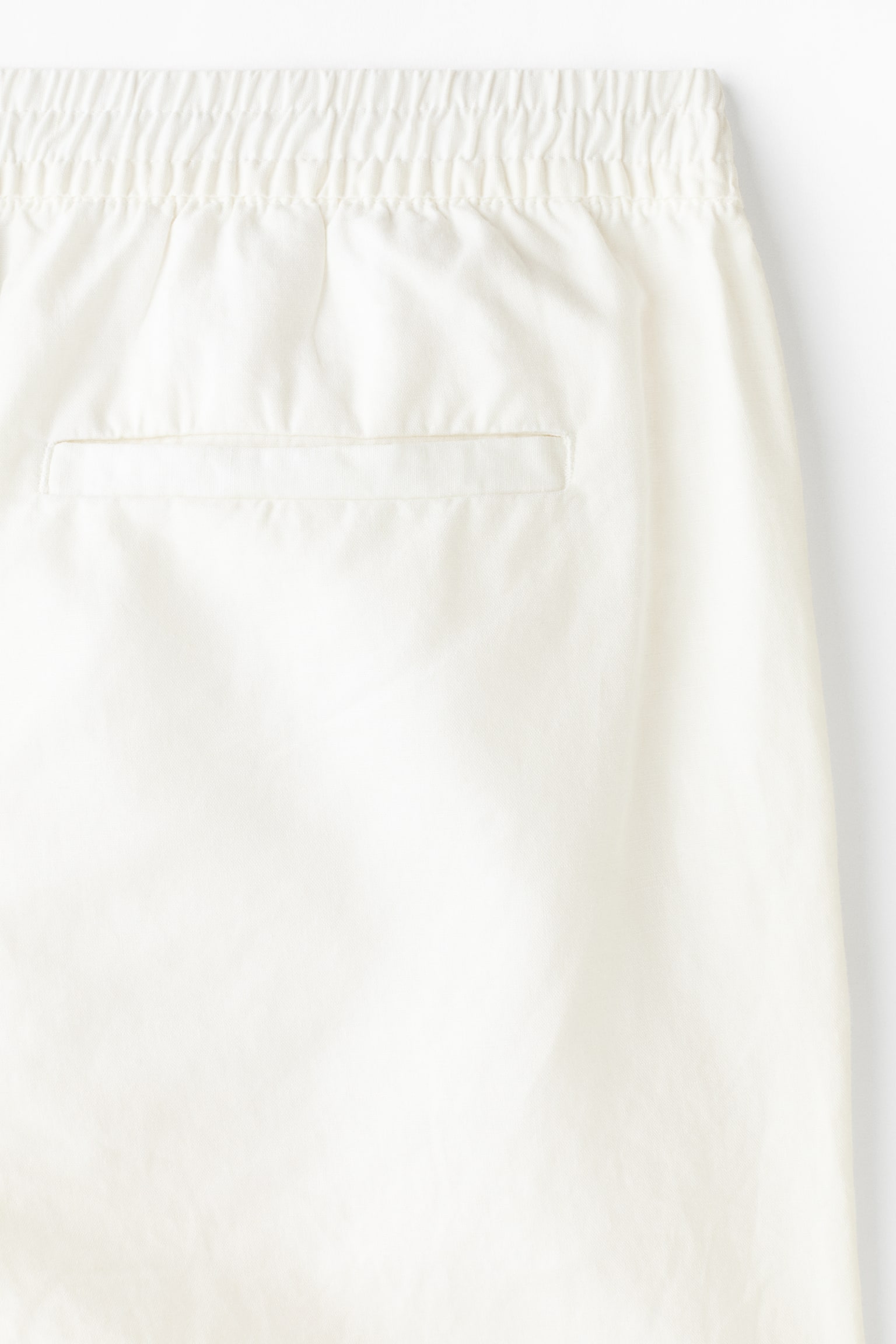 Short Regular Fit en lin mélangé - Blanc/Crème/Noir/Marron foncé/Vert kaki - 5