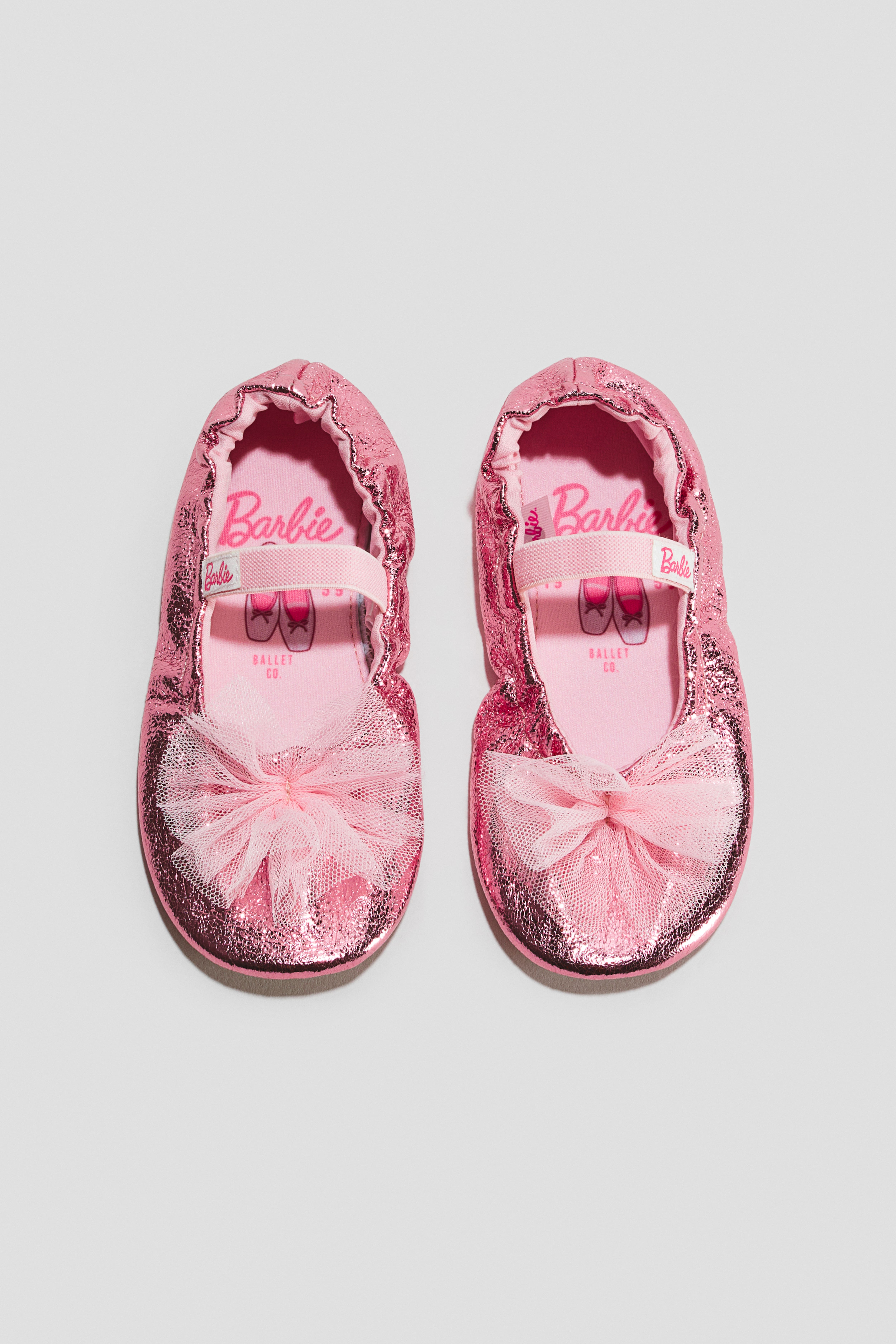 Shimmery Ballet Shoes