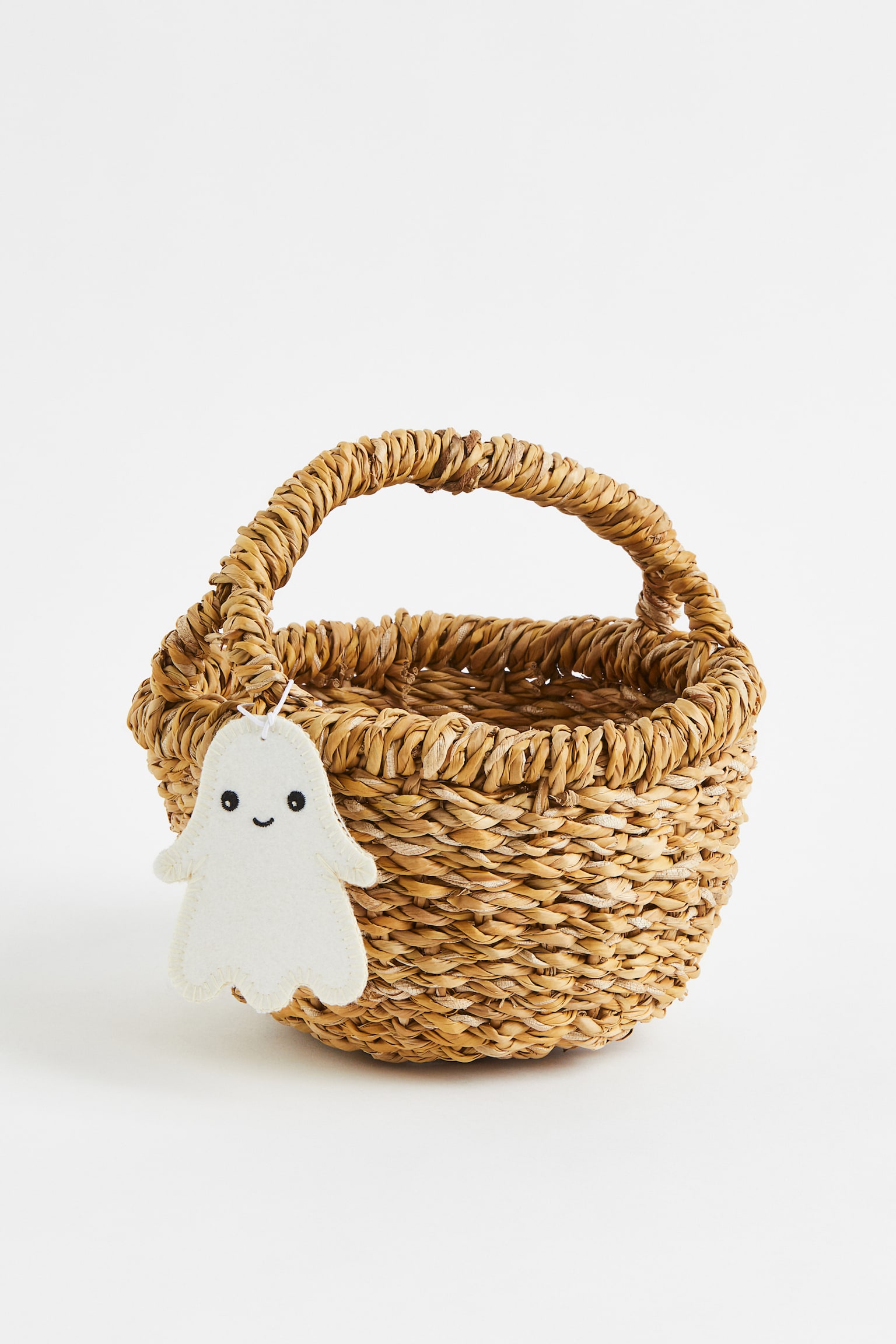 Small braided basket - Beige/Ghost - 1