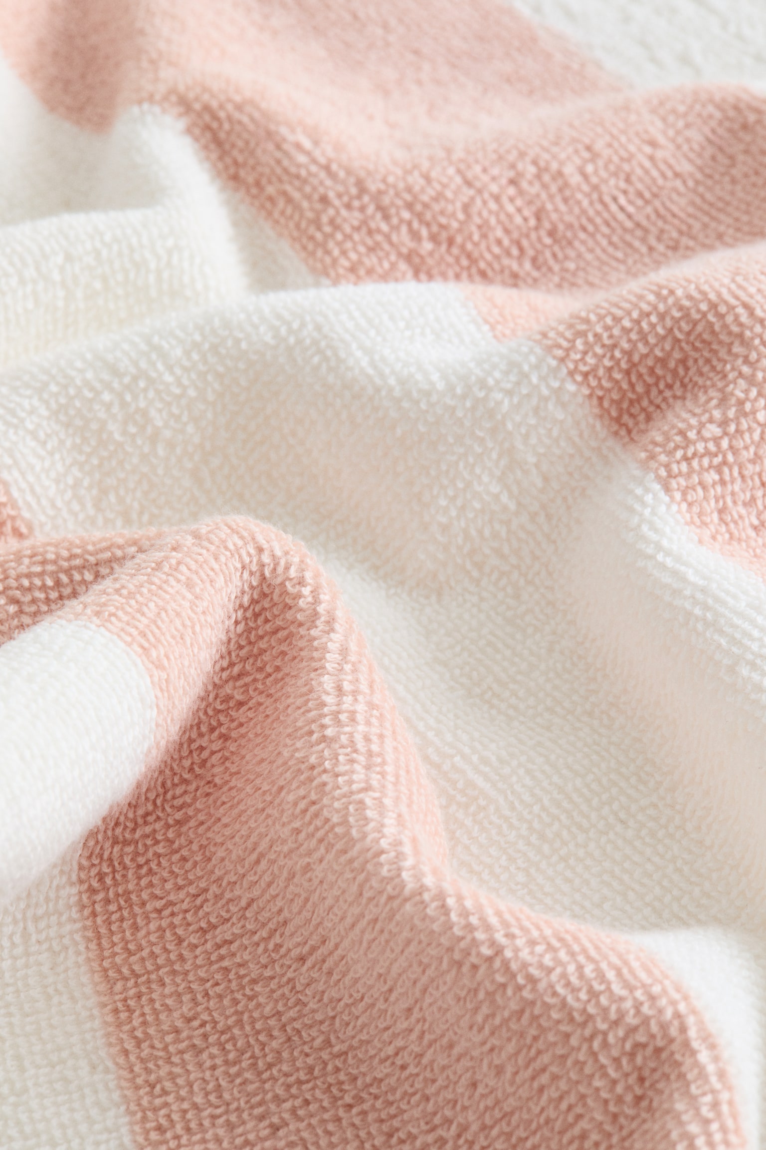 Striped cotton terry guest towel - Powder pink/Striped/Navy blue/Striped/Old rose/Striped/Light khaki green/Striped/Dark khaki green/Striped/Burgundy/Striped/Light taupe/Striped/Black/Striped/Dusty green/Striped/Dark brown/Striped/Grey/Striped/Sage green/Striped/Light dusty blue/Striped/Dusty brown/Striped/Light yellow/Striped - 2