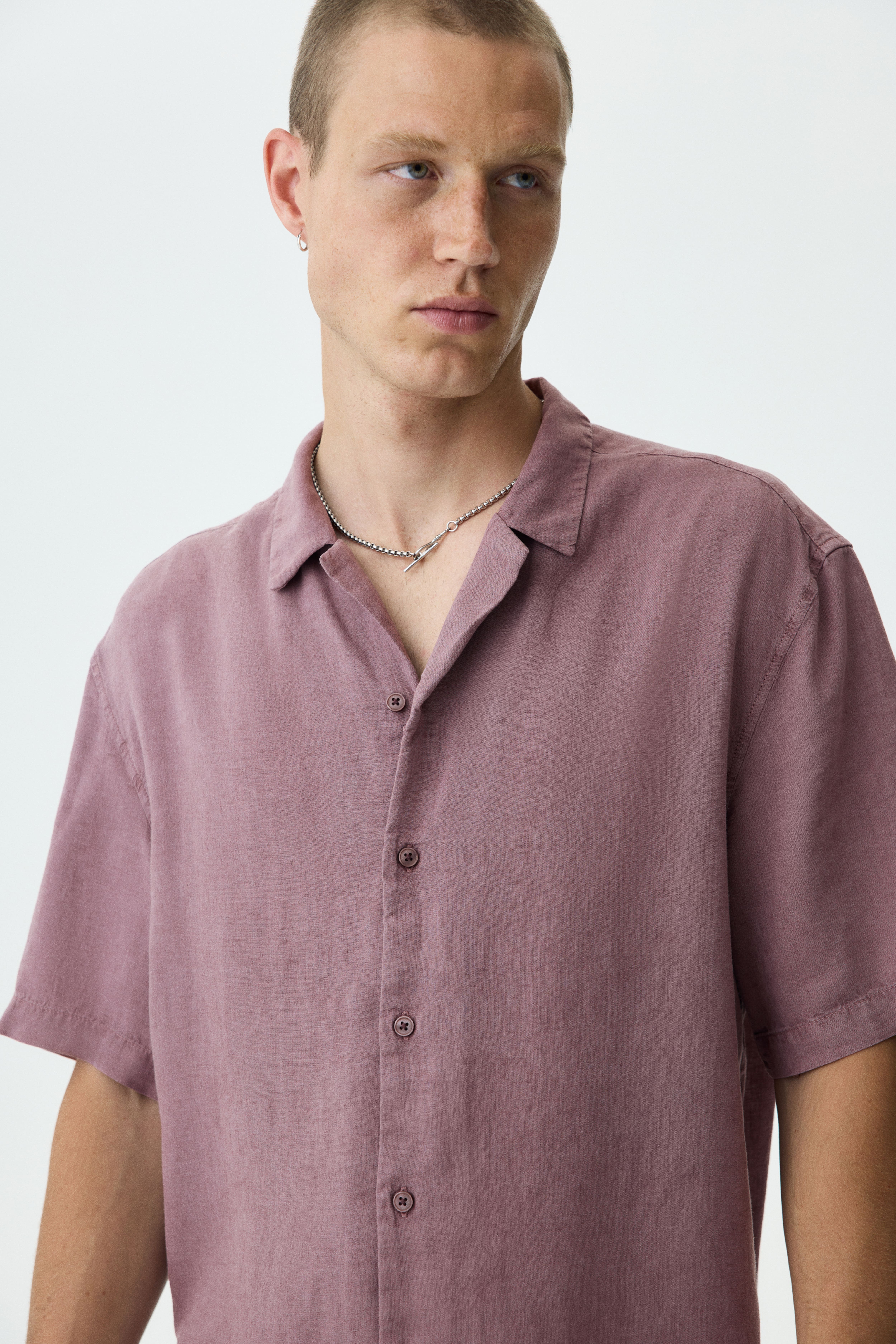 Relaxed-Fit Linen-Blend Resort Shirt