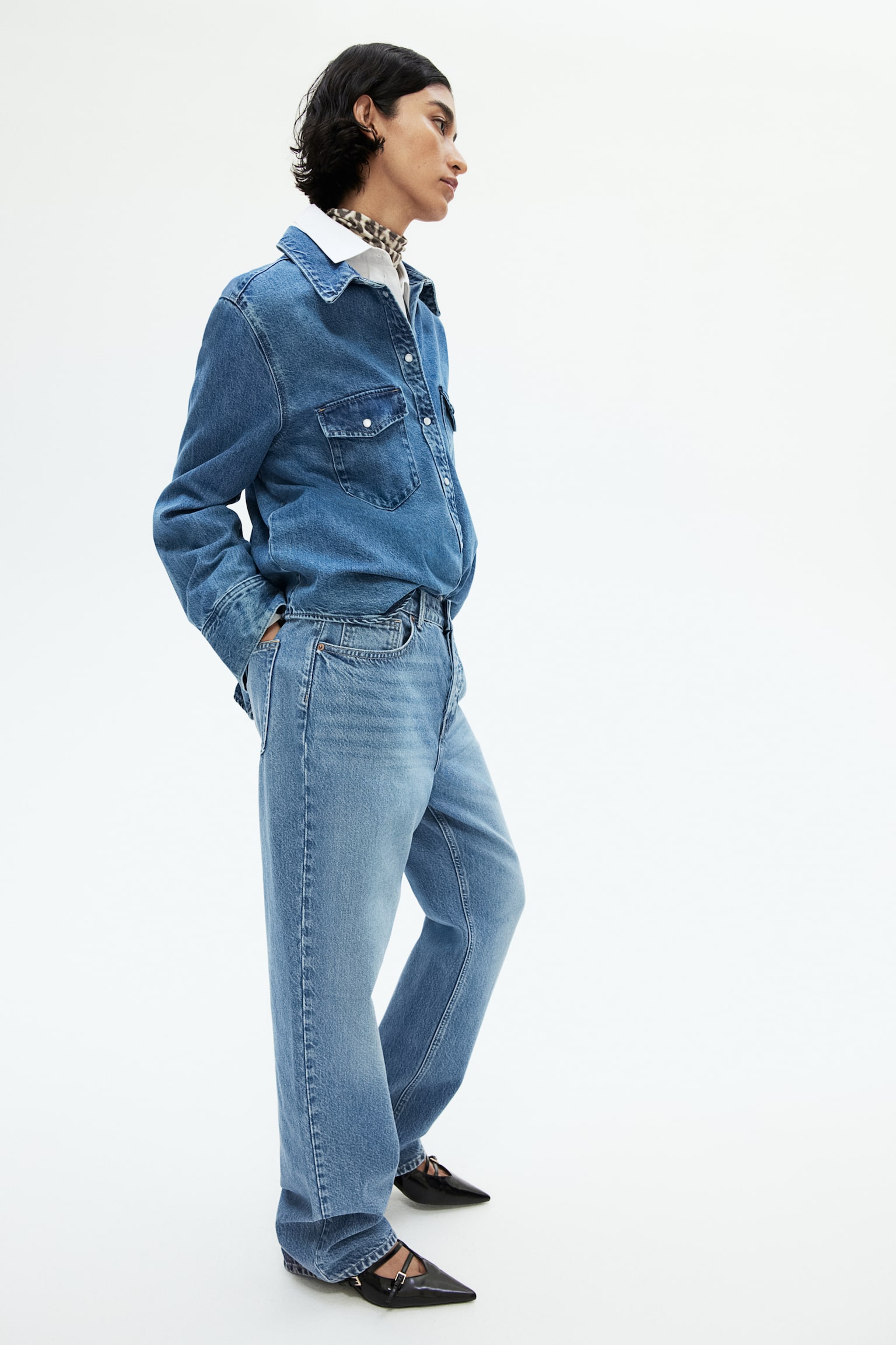 Straight jeans - Denim blue/Denim blue/Light denim blue - 8