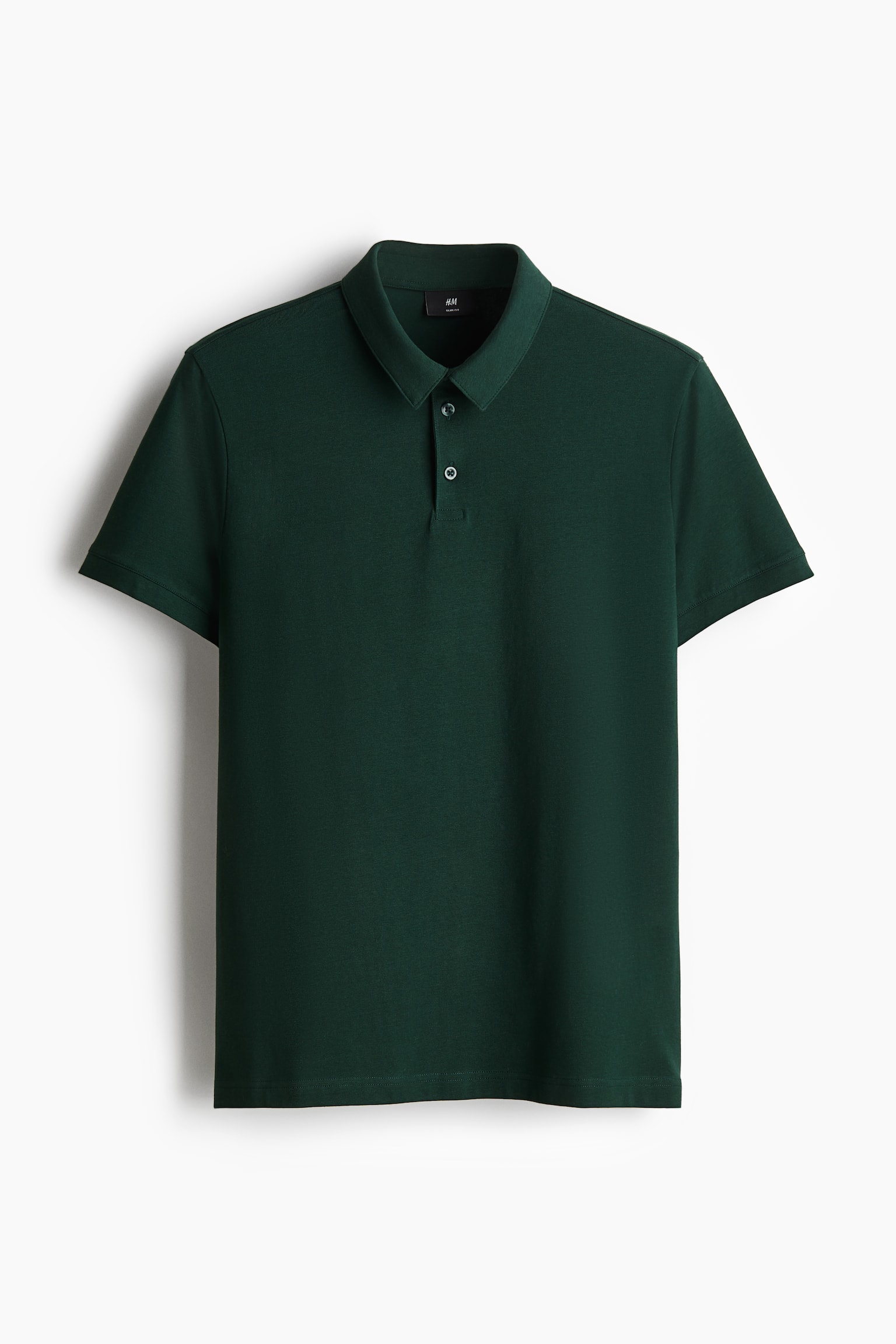 Slim Fit Polo shirt - Forest green/Navy blue/Black/Dark khaki green/Yellow/White/Dark brown/Light pink/Light beige - 2