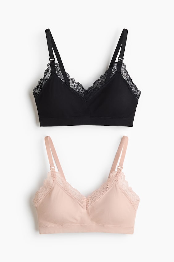 Женские бра для кормления H&M MAMA с чашками, 2 шт