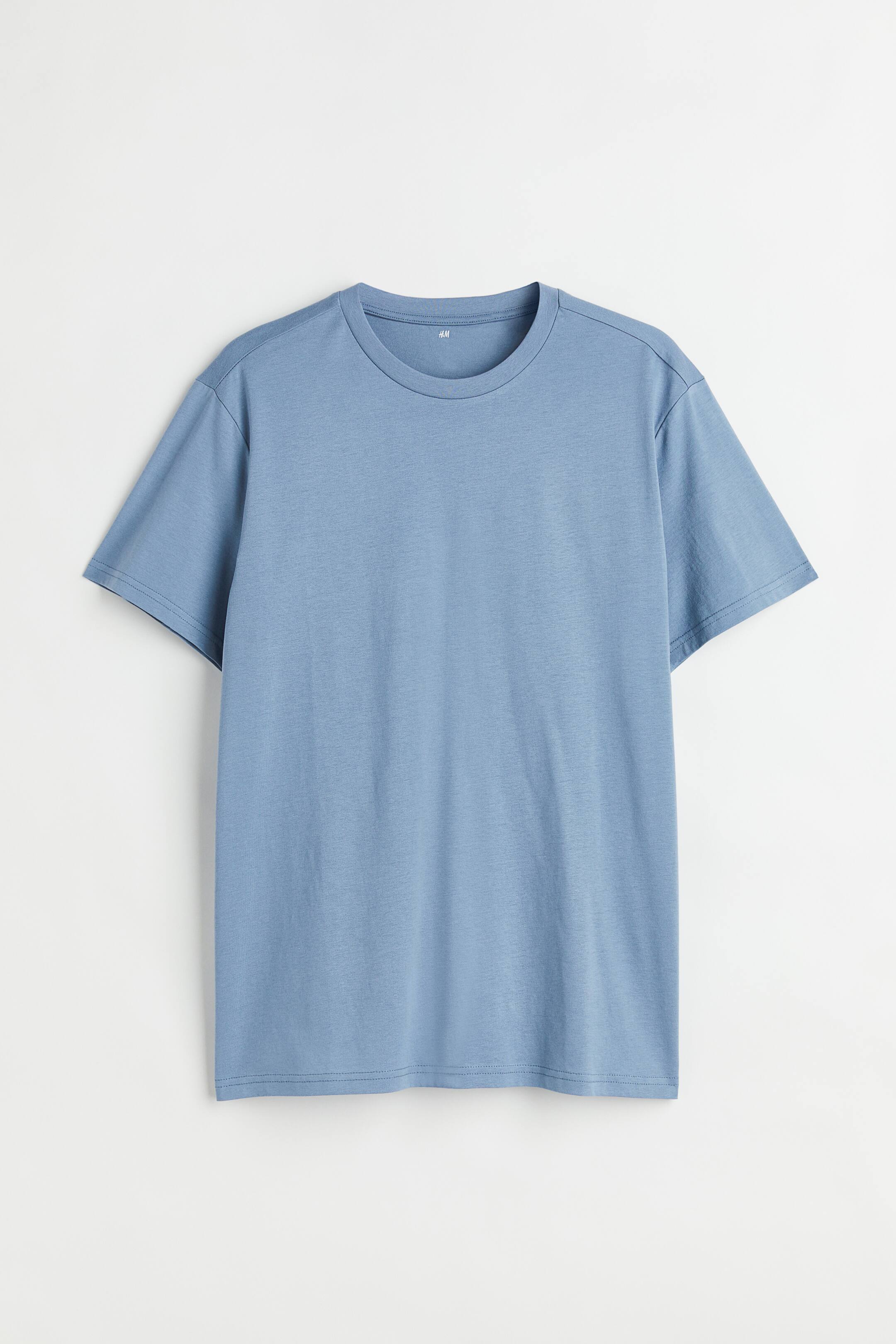 View larger image: Regular Fit T-shirt - Blue - Men | H&M PH 1