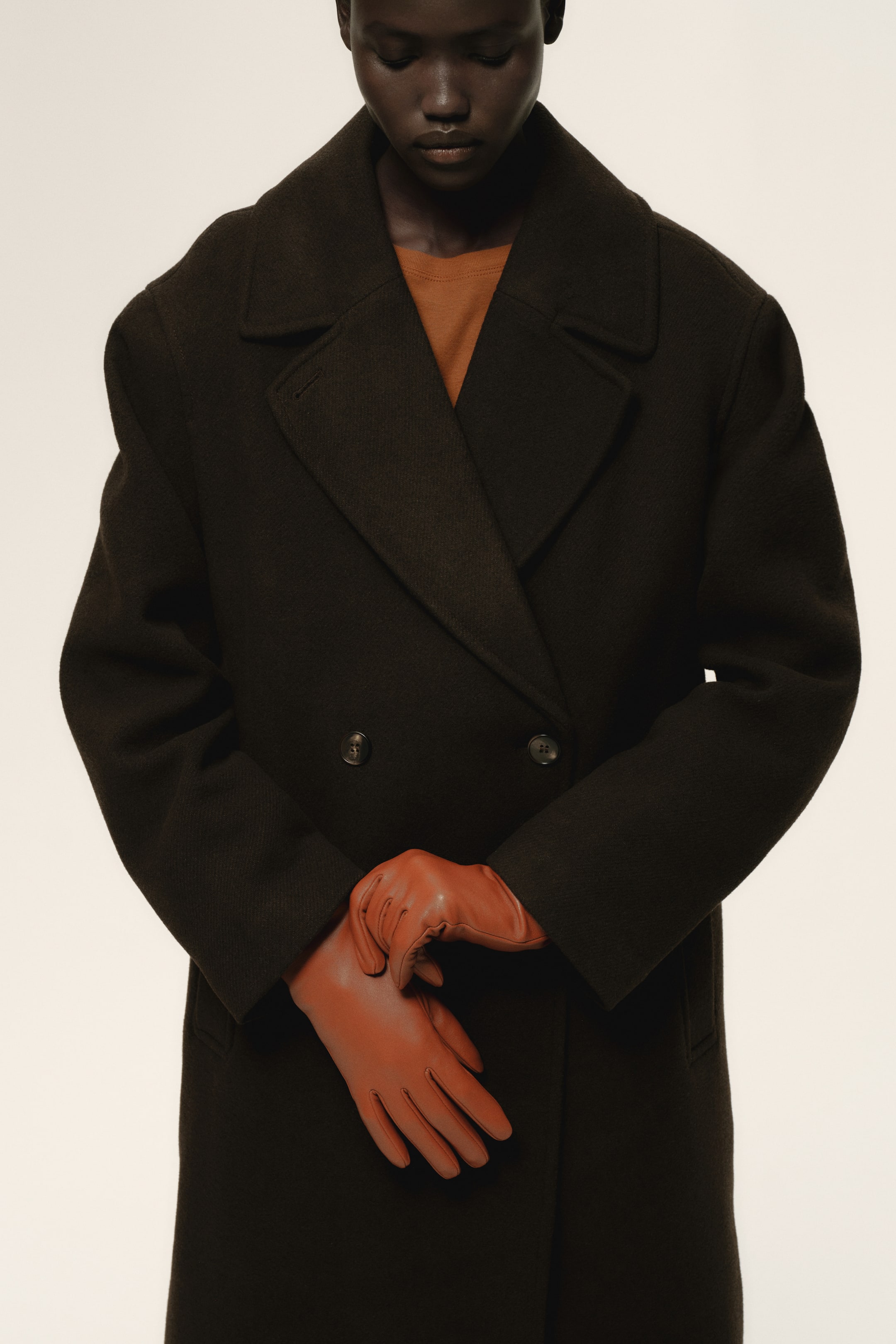 Vis større bilde: Dobbeltspent kåpe - Mørk brun - DAME | H&M NO 2