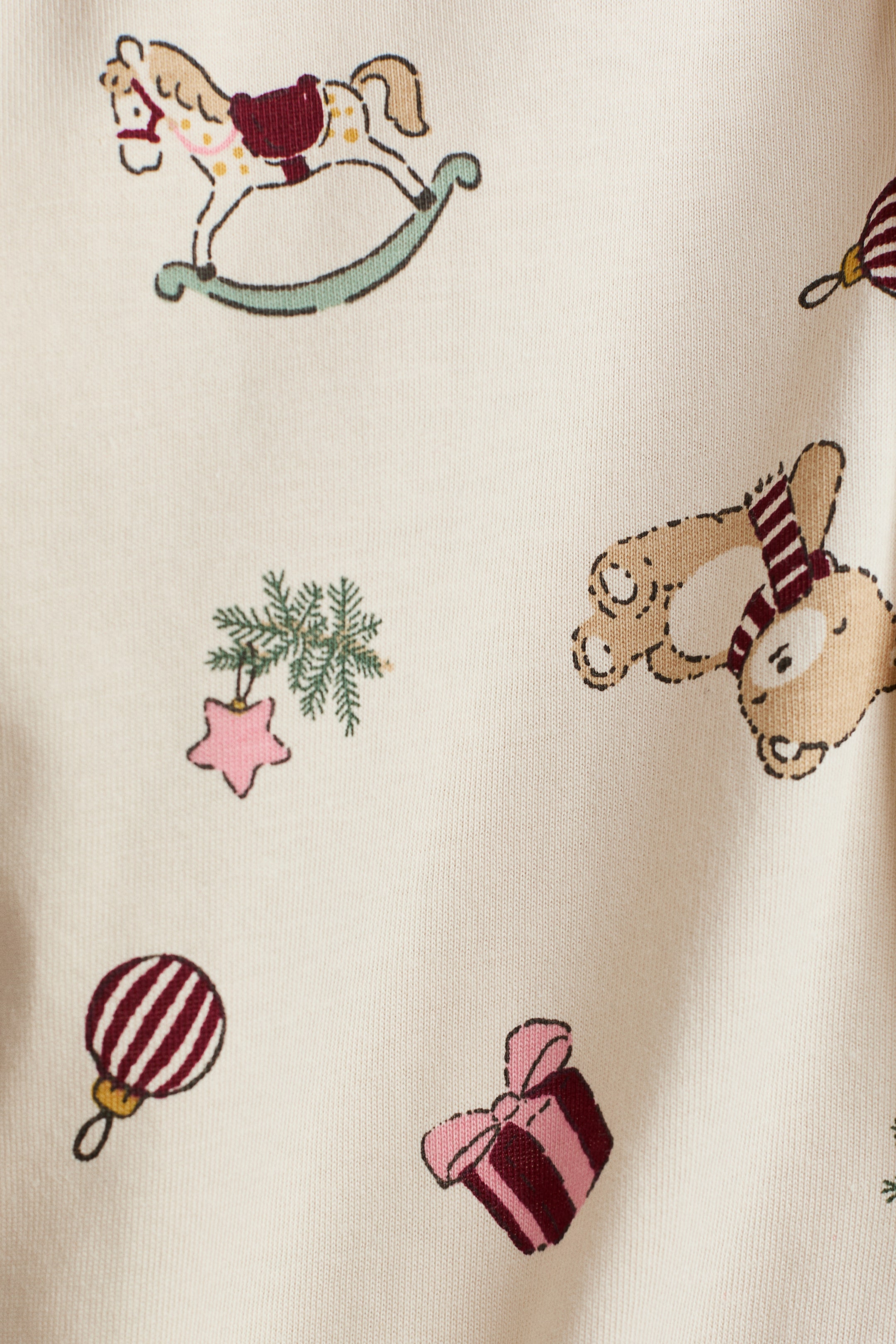 Pyjama volanté en coton