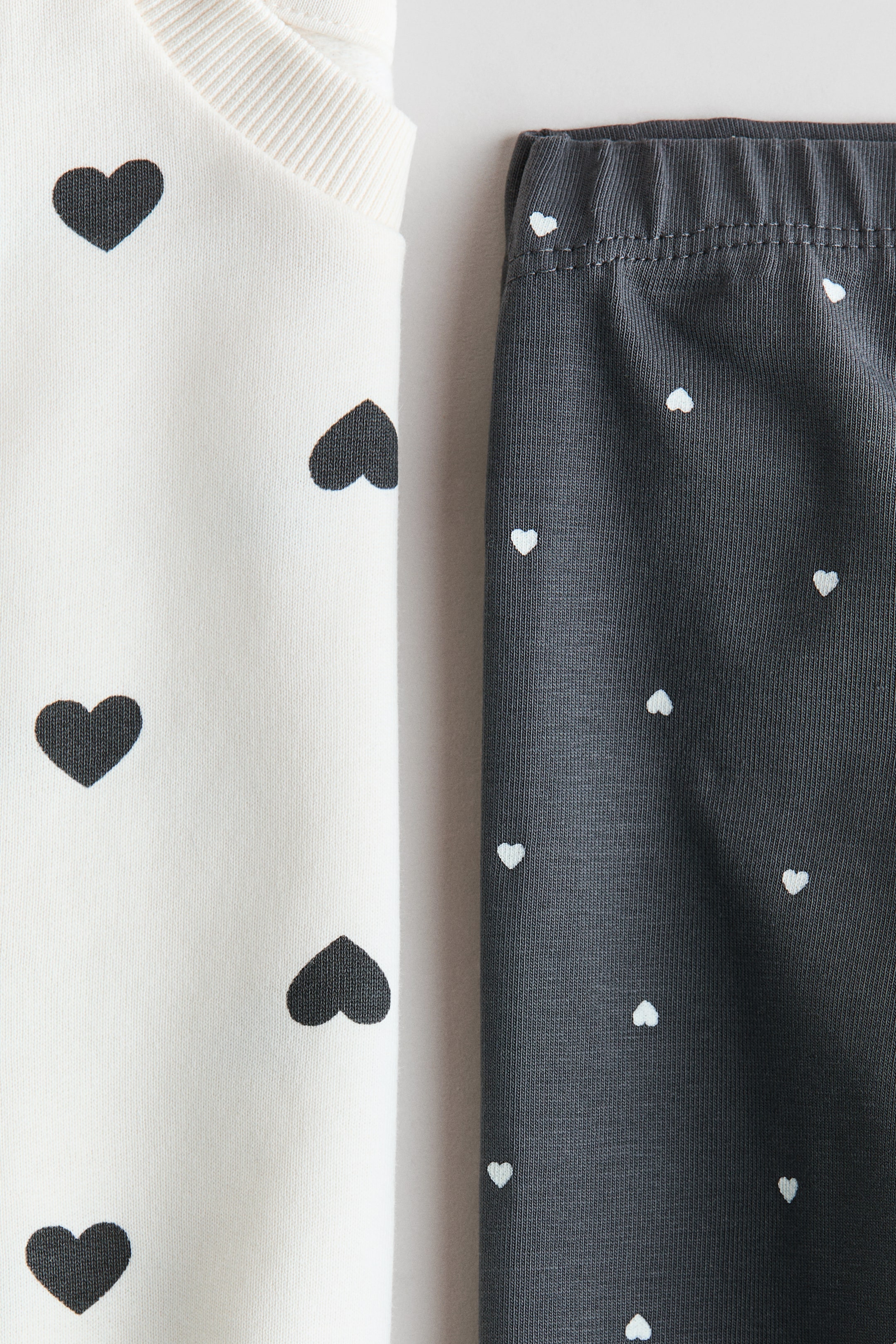 2-Piece Ruffle-Detail Cotton Set