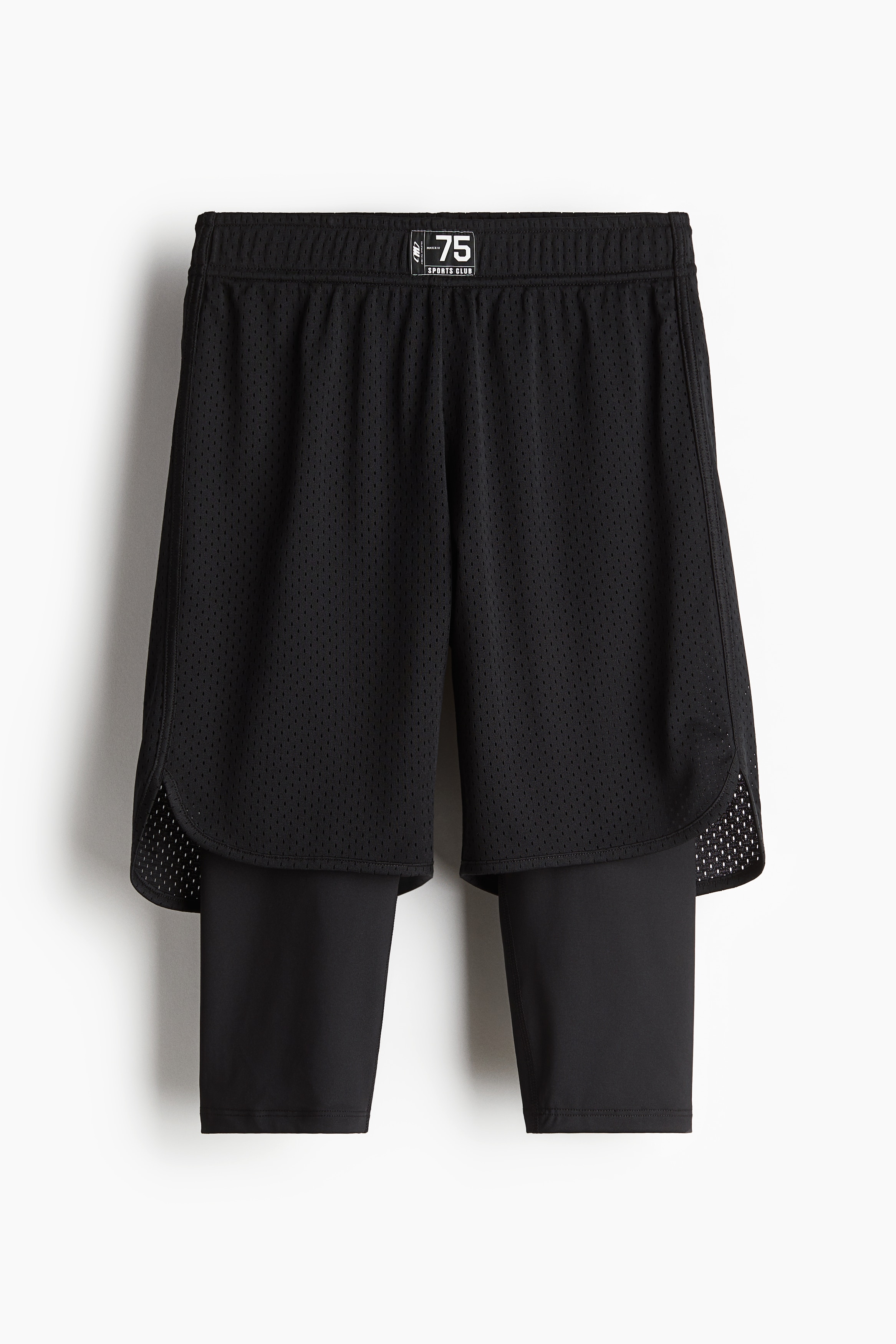 H&M Move - Boys - Black 2-in-1 basketball shorts with DryMove™ - Size: 8-10Y