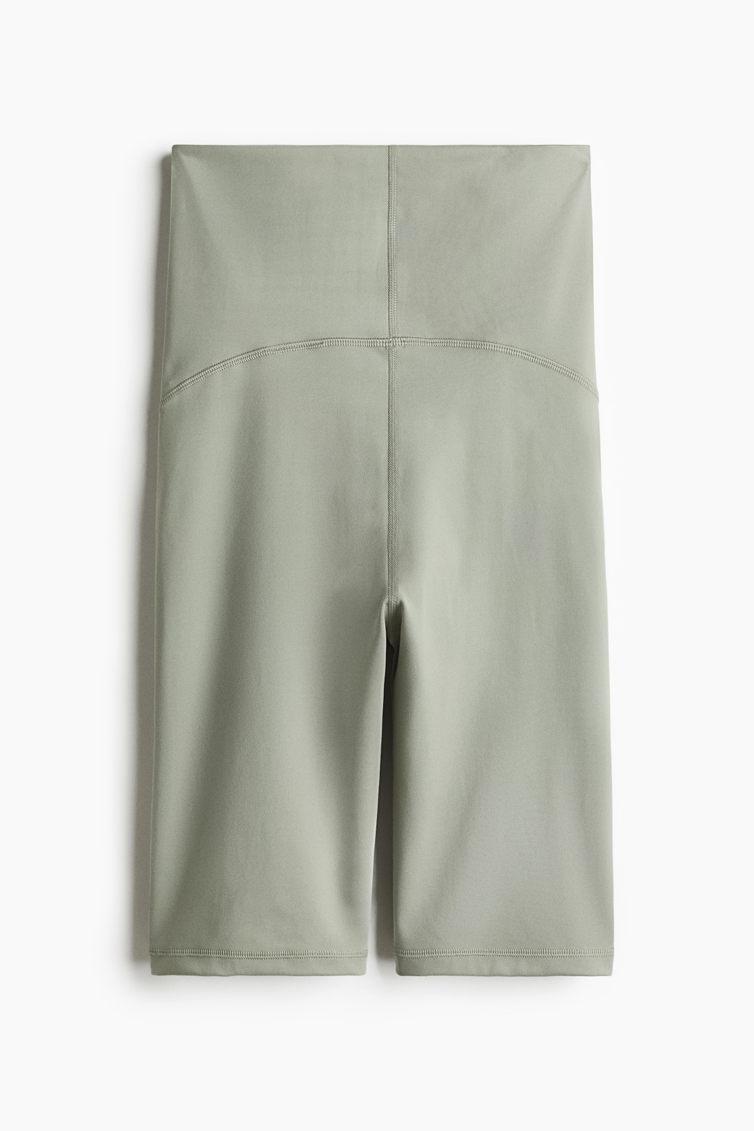 Женские шорты H&M Mama Before & After Sports Bike Shorts, цвет: Светлый хаки зелёный — фото 1