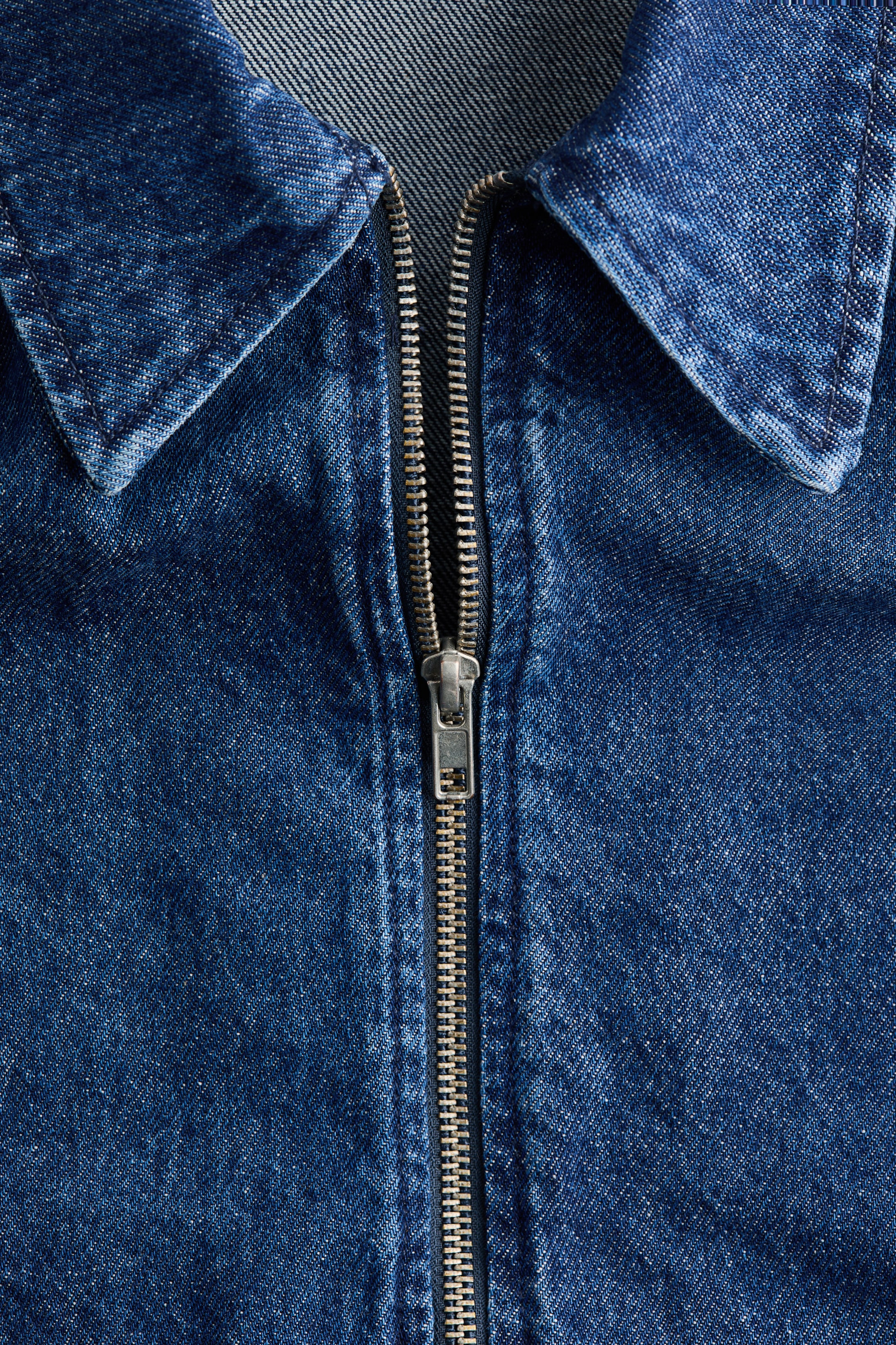 View larger image: Collared denim jacket - Denim blue - Ladies | H&M IN 7