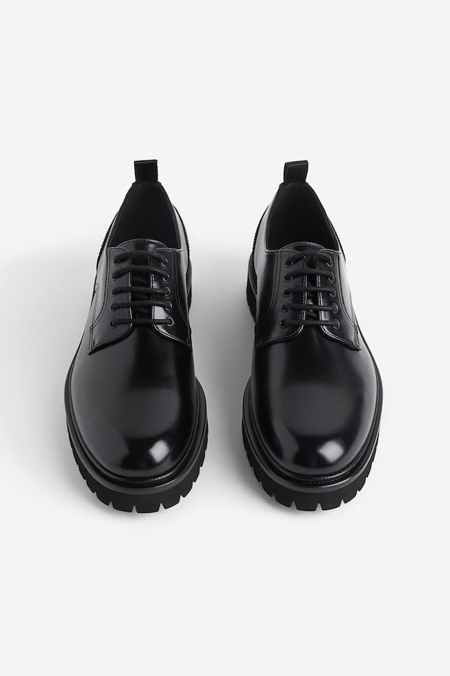 Chunky Derby shoes - Black - 3