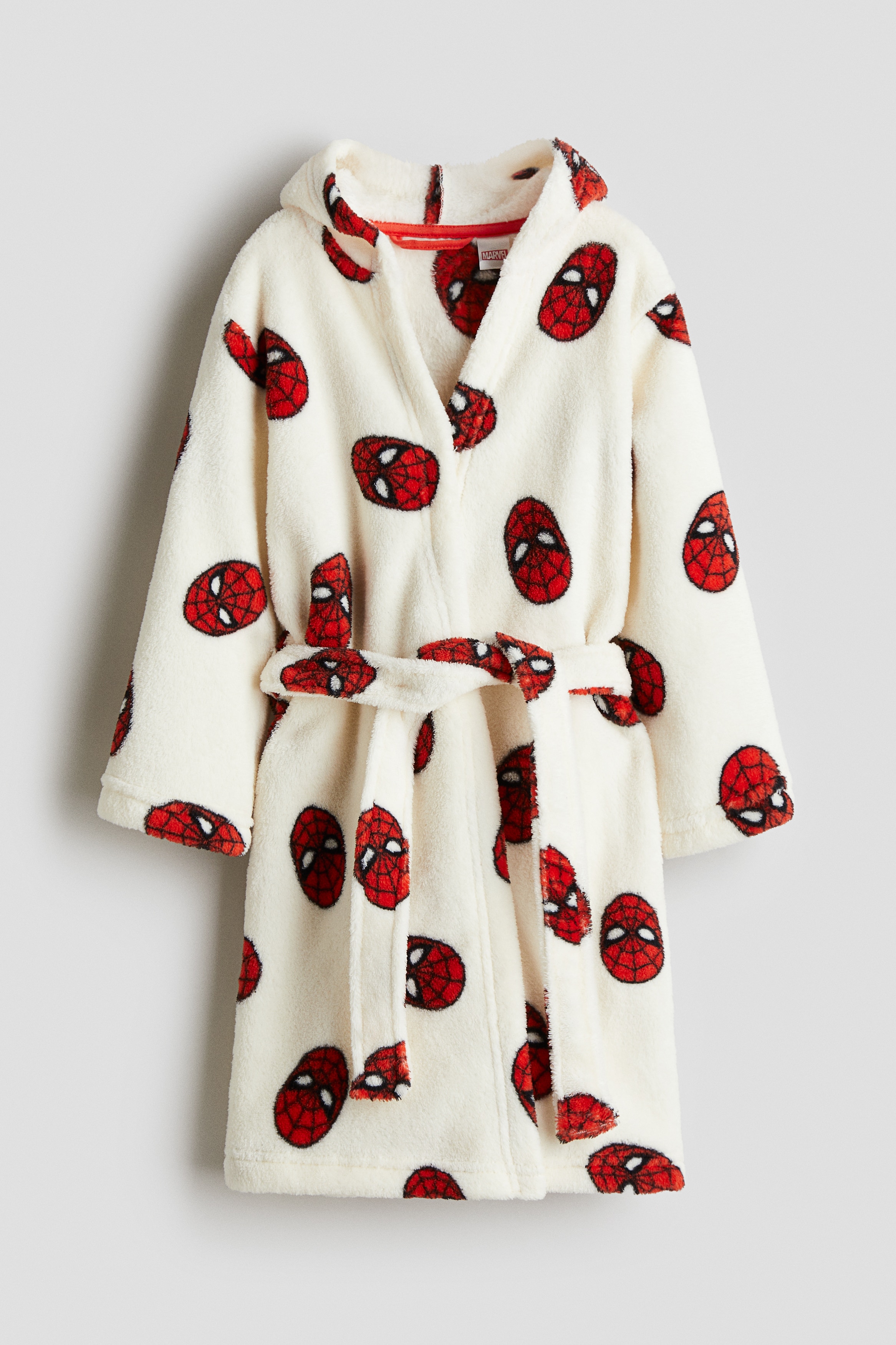 H & M - フリースドレッシングガウン - ホワイト