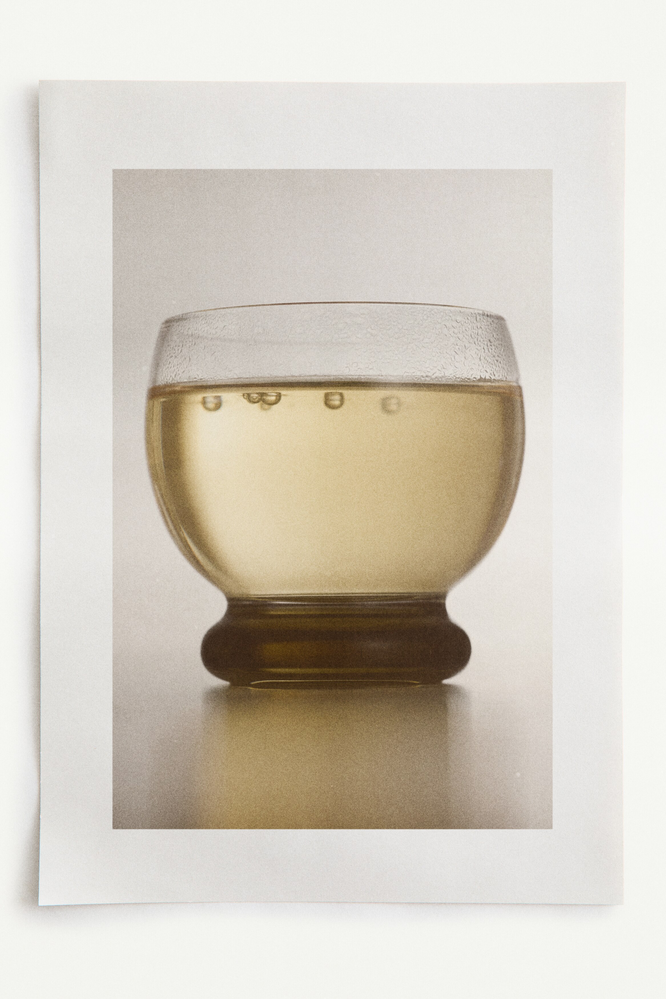 Pack de 2 copos em vidro soprado - Transparente/Verde oliva/Transparente/Rosa claro