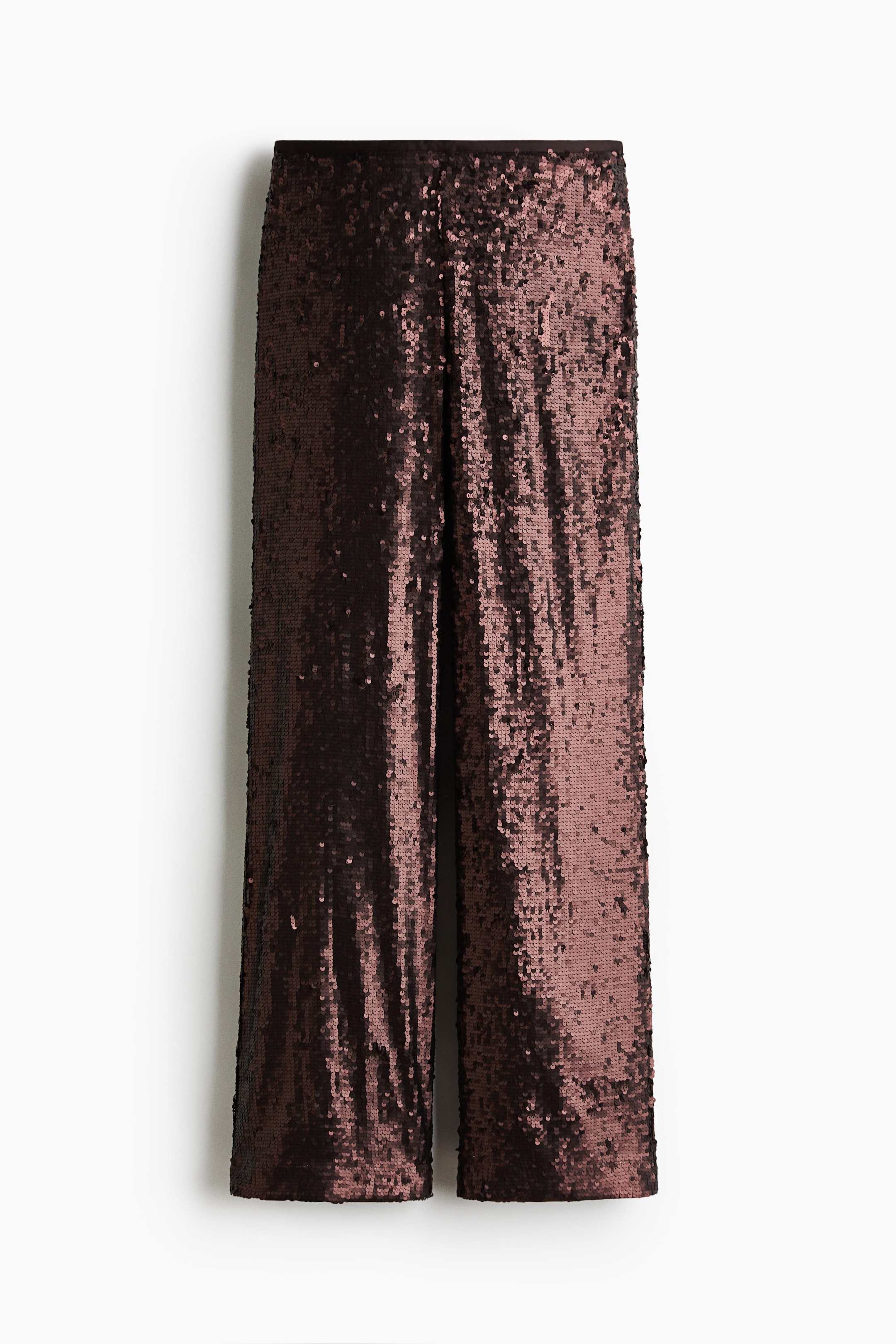 View larger image: Sequined trousers - Dark brown - Ladies | H&M 6