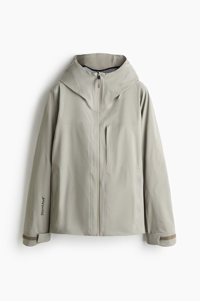 Lightweight 3-layer shell jacket with StormMove™ - Grey - 1