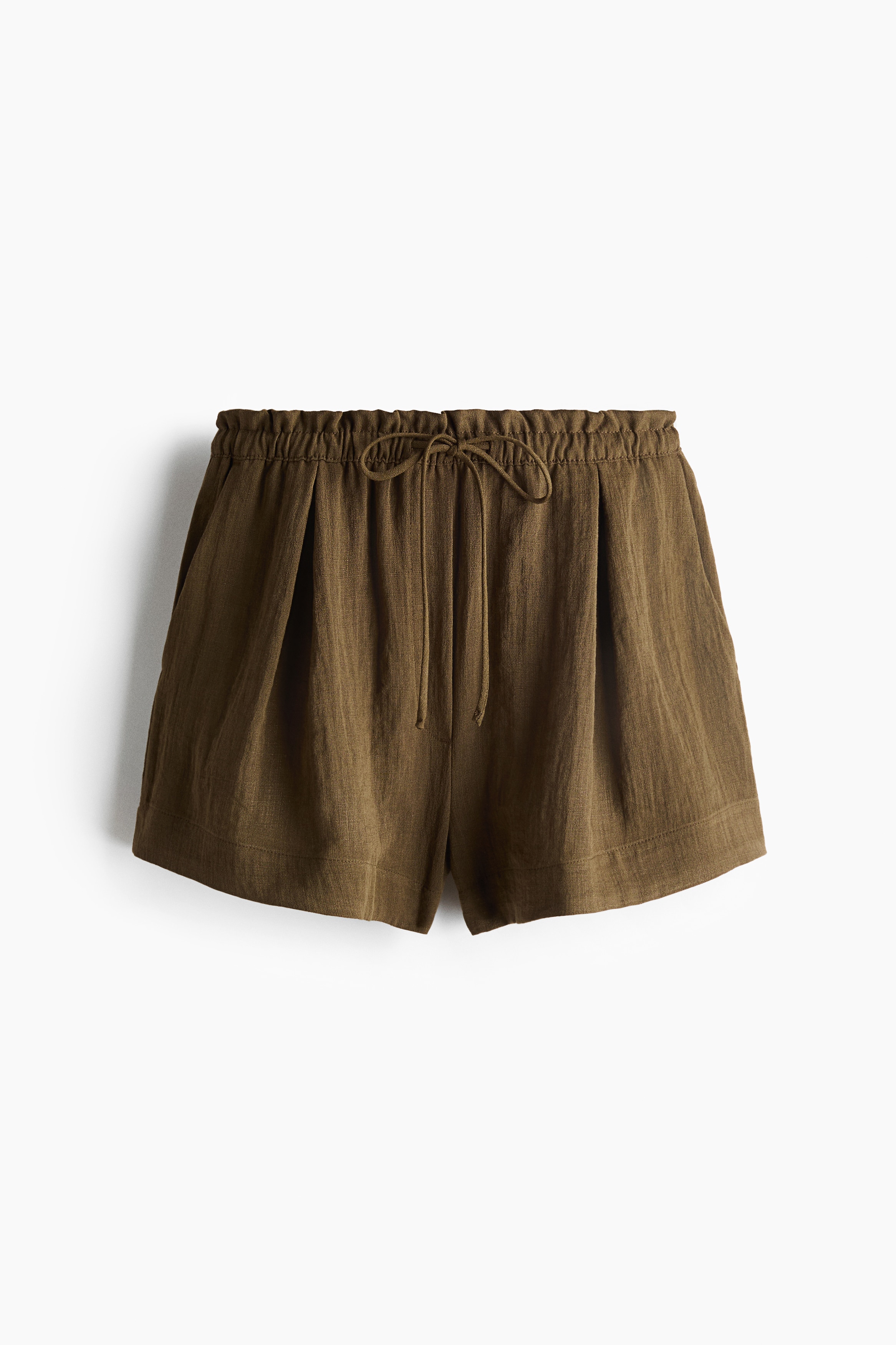 Women's Dark khaki green Drawstring Shorts | H&M US