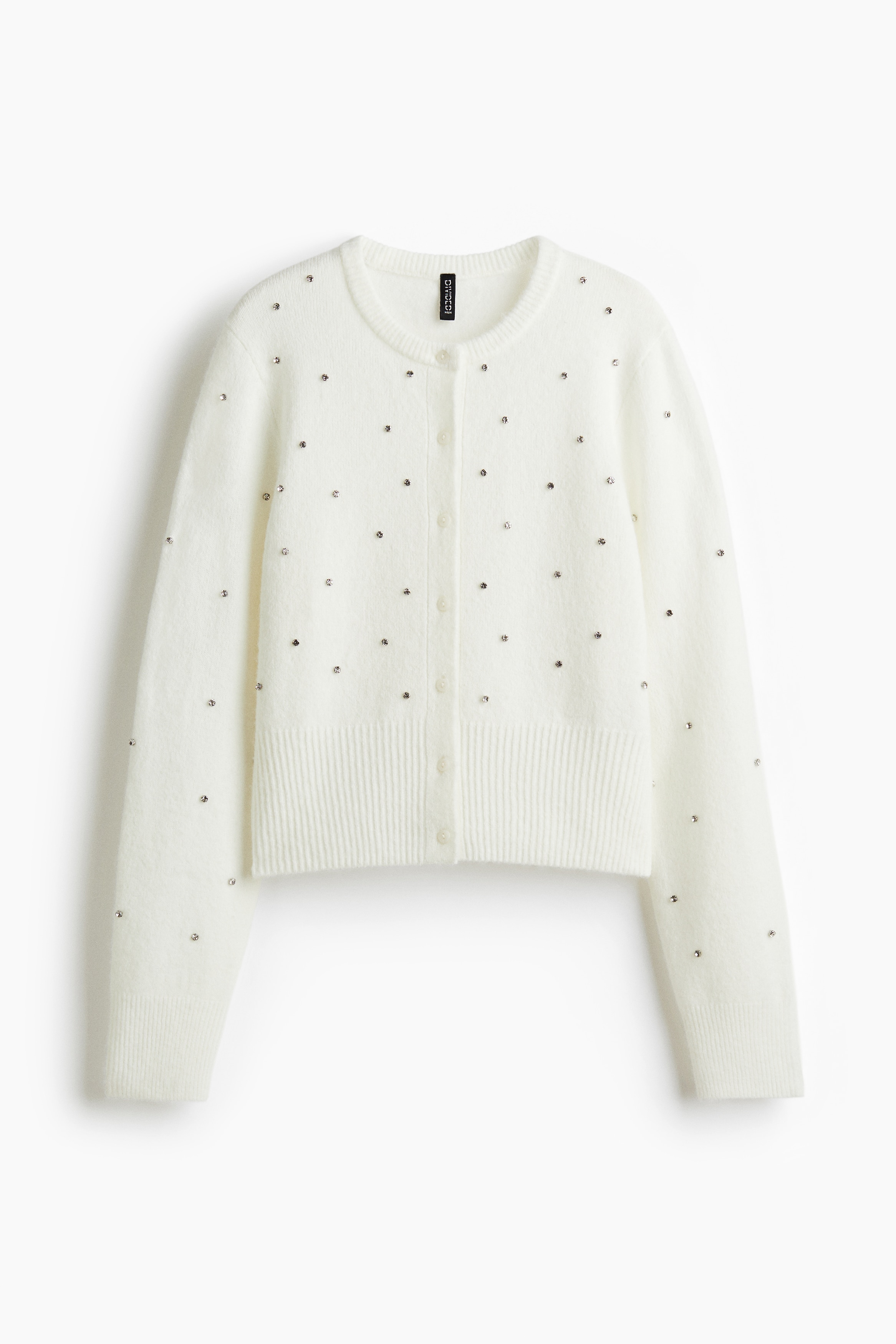 Embellished cardigan - White