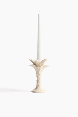 Stor palmformad ljusstake