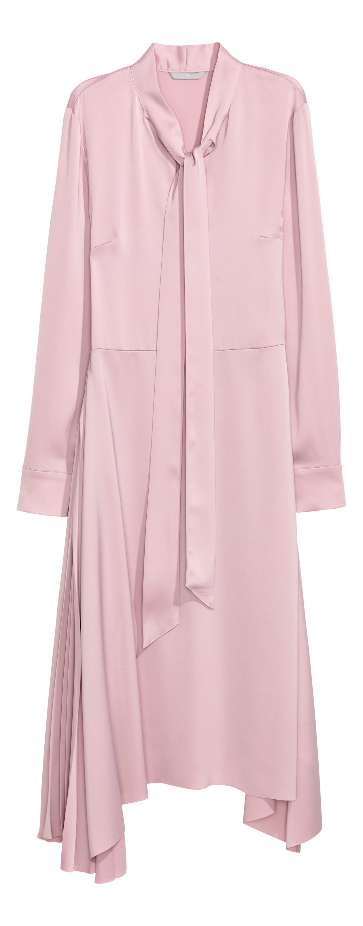h&m powder pink dress Women's Powder pink Draped Maxi Dress