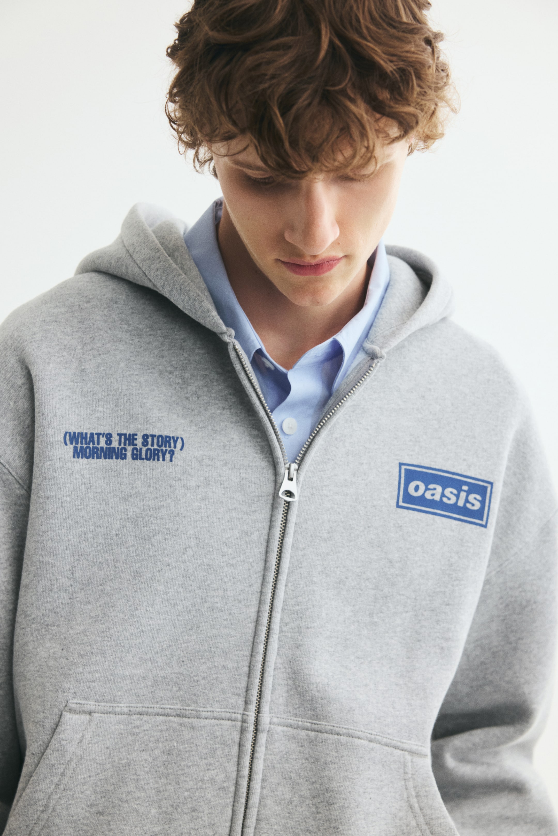 Regular-Fit Printed Hooded Jacket